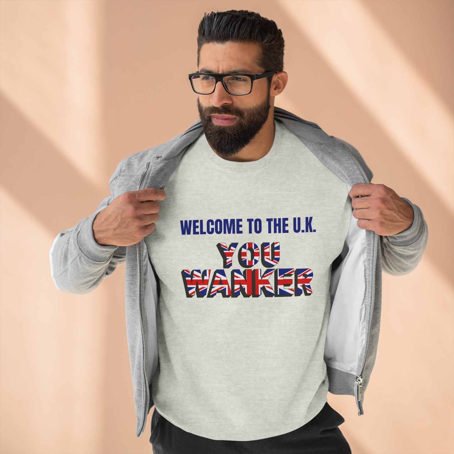 Welcome to the UK- Unisex Premium Crewneck Sweatshirt