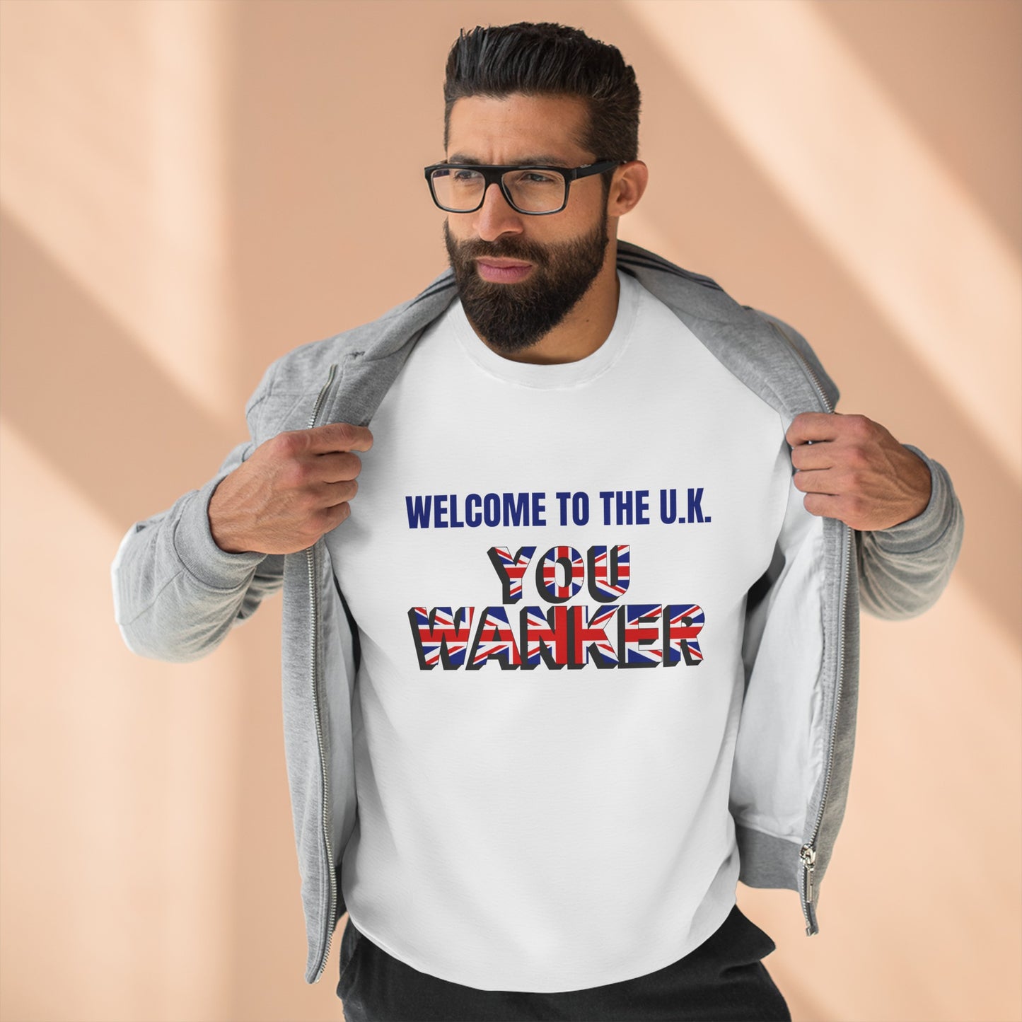 Welcome to the UK- Unisex Premium Crewneck Sweatshirt