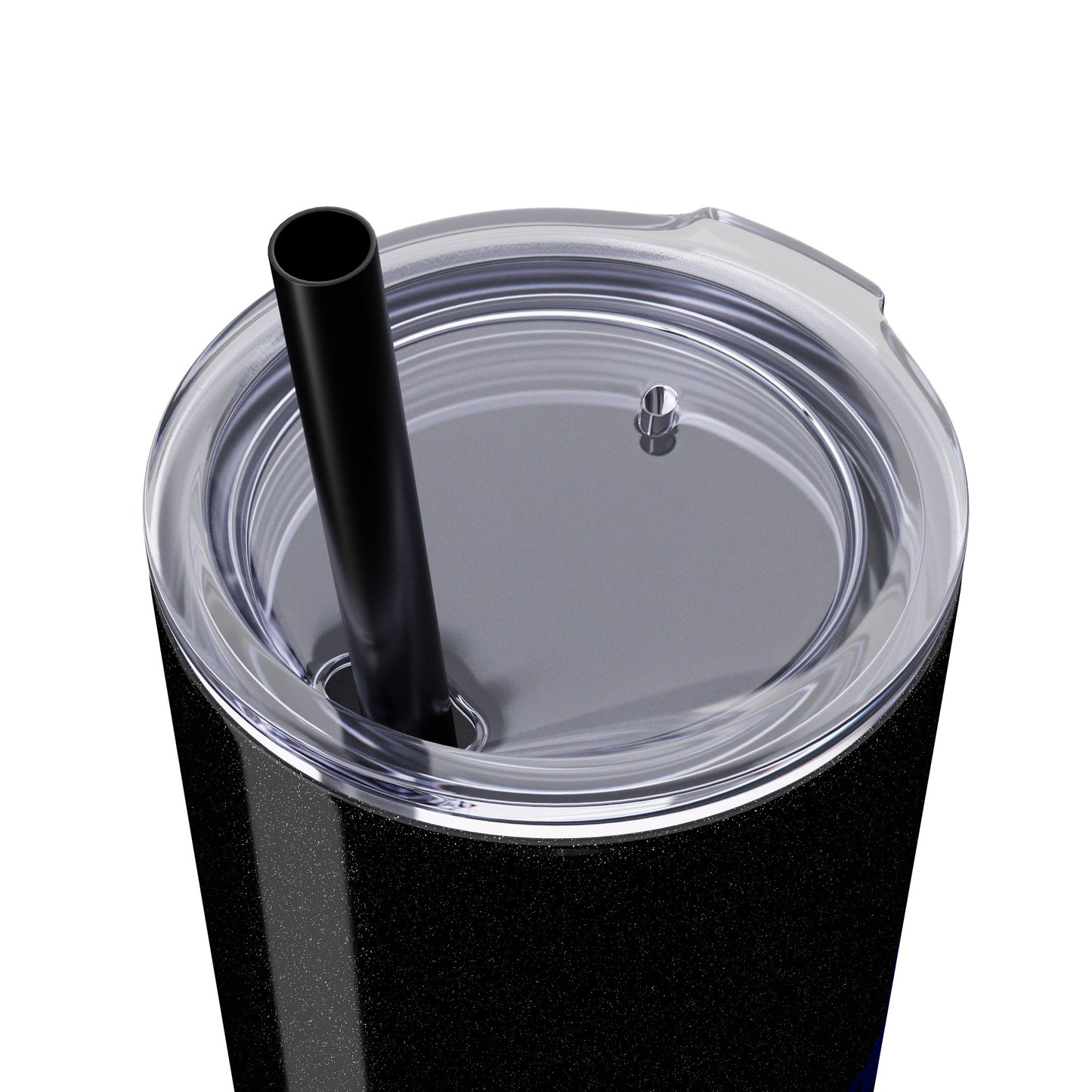 Welcome to the UK You Wanker - Skinny Stainless Steel Tumbler with Straw, 20oz