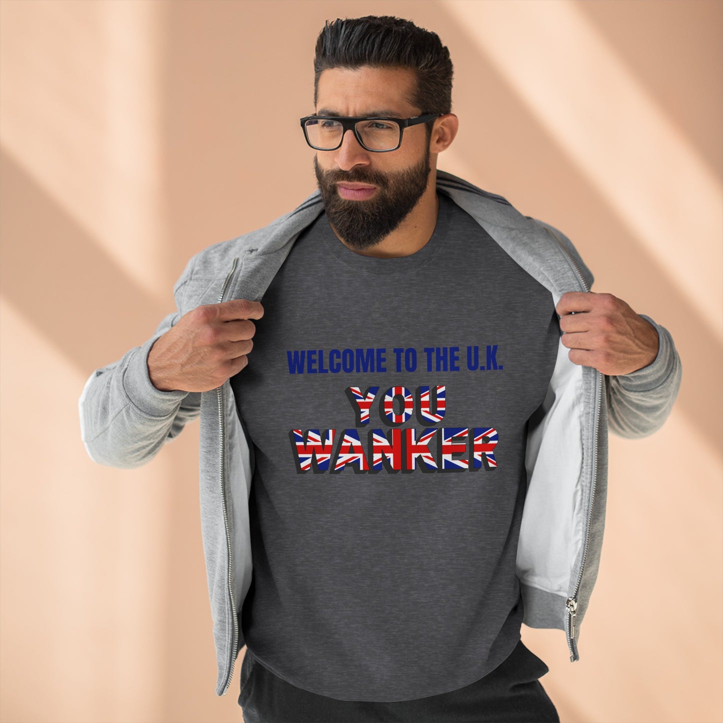 Welcome to the UK- Unisex Premium Crewneck Sweatshirt