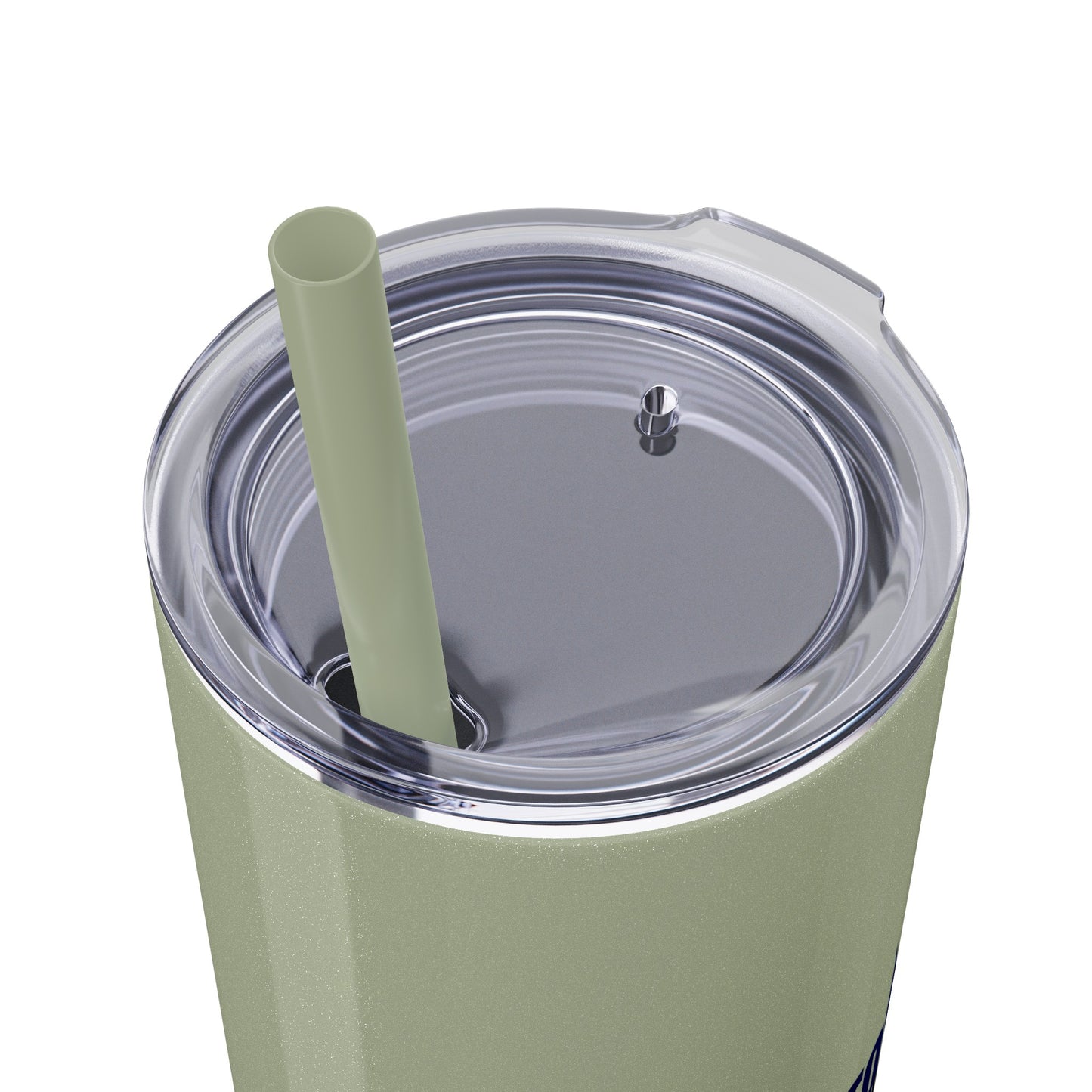 Welcome to the UK You Wanker - Skinny Stainless Steel Tumbler with Straw, 20oz