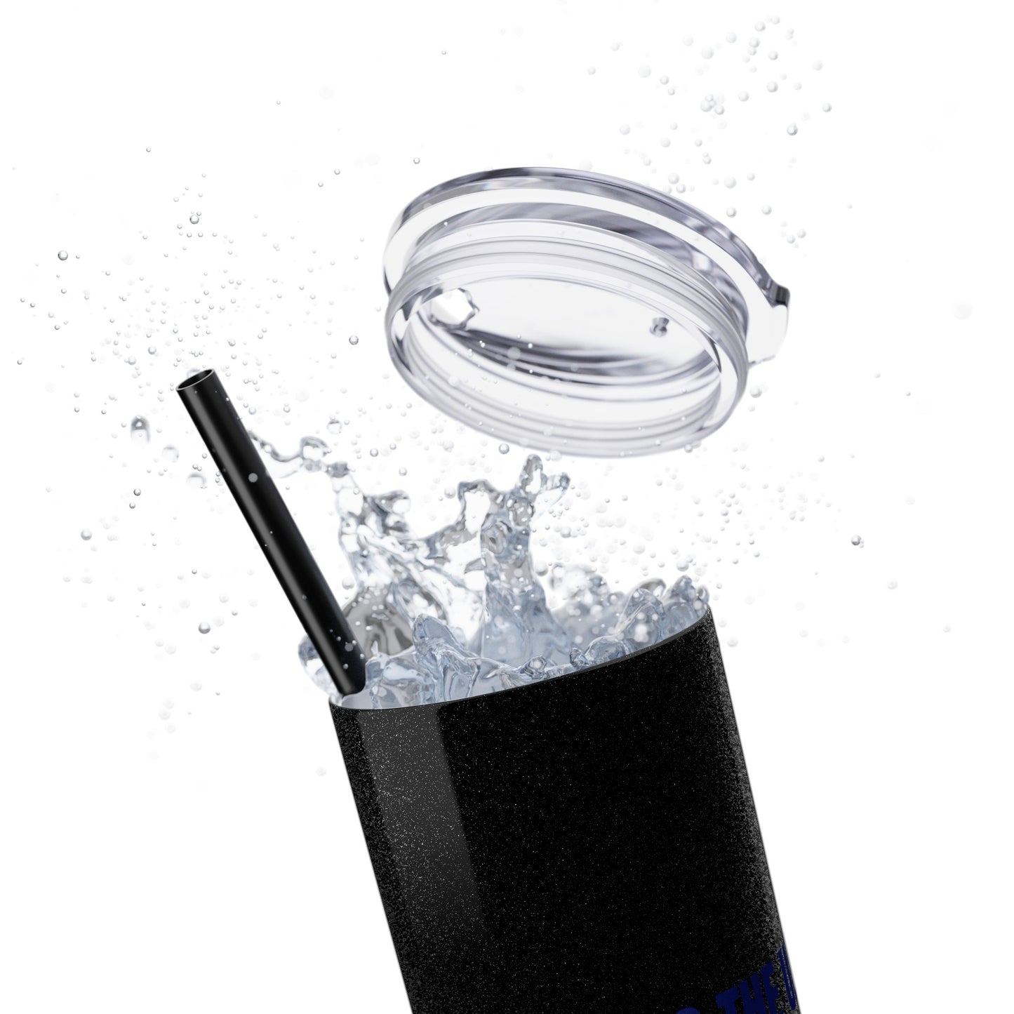 Welcome to the UK You Wanker - Skinny Stainless Steel Tumbler with Straw, 20oz