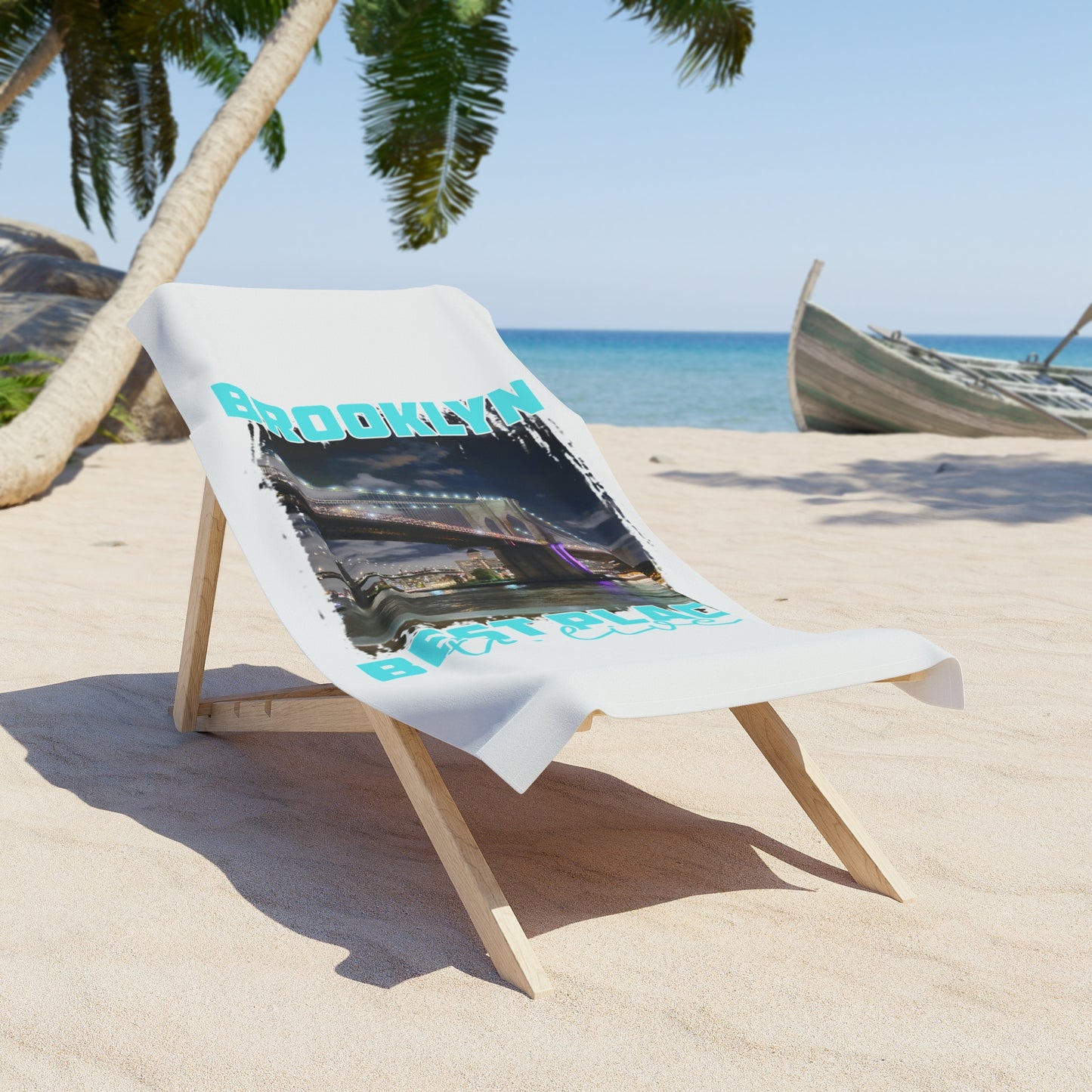 Brooklyn Best Place to Live Beach Towel