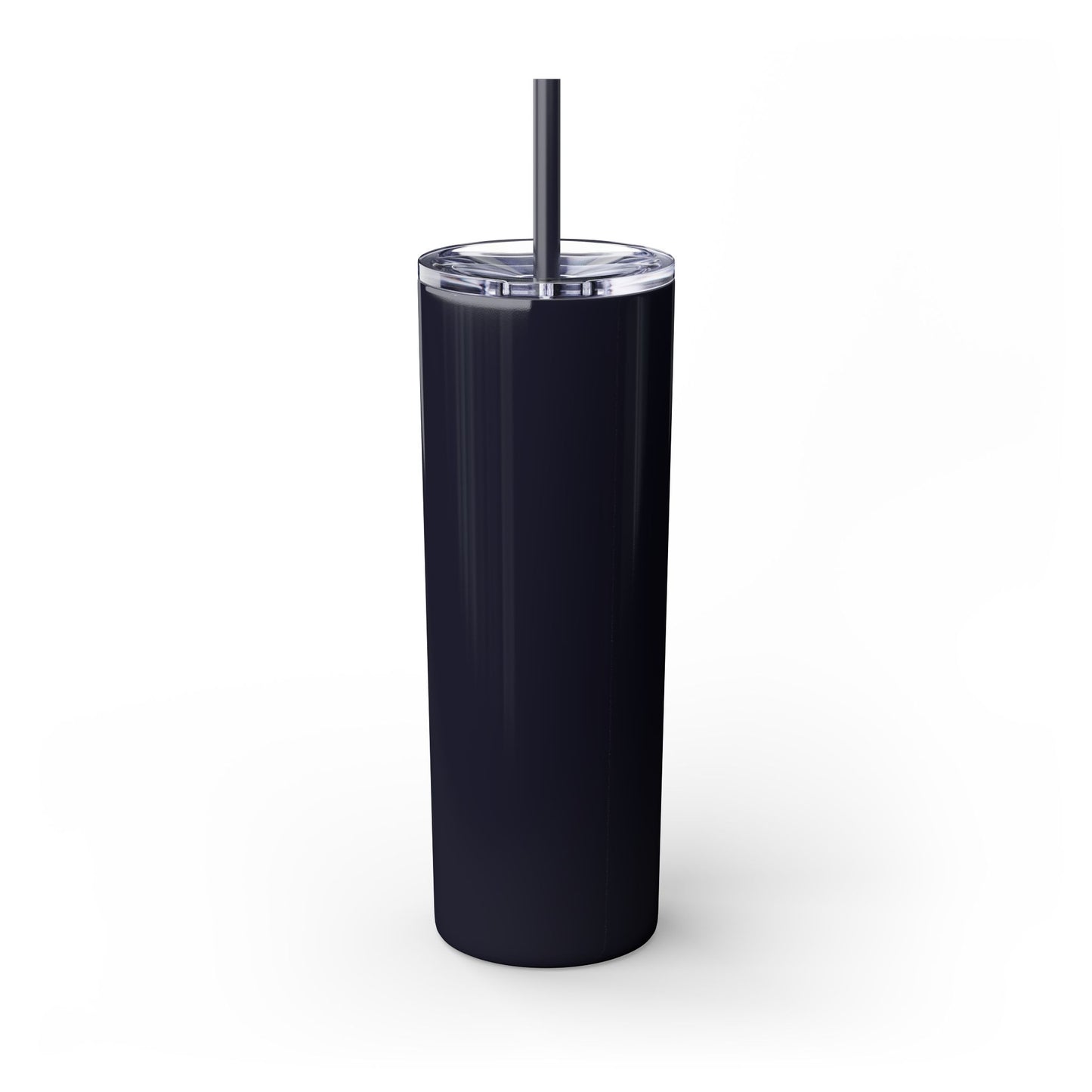 Brooklyn Best Place to Live Skinny Stainless Steel Tumbler with Straw, 20oz