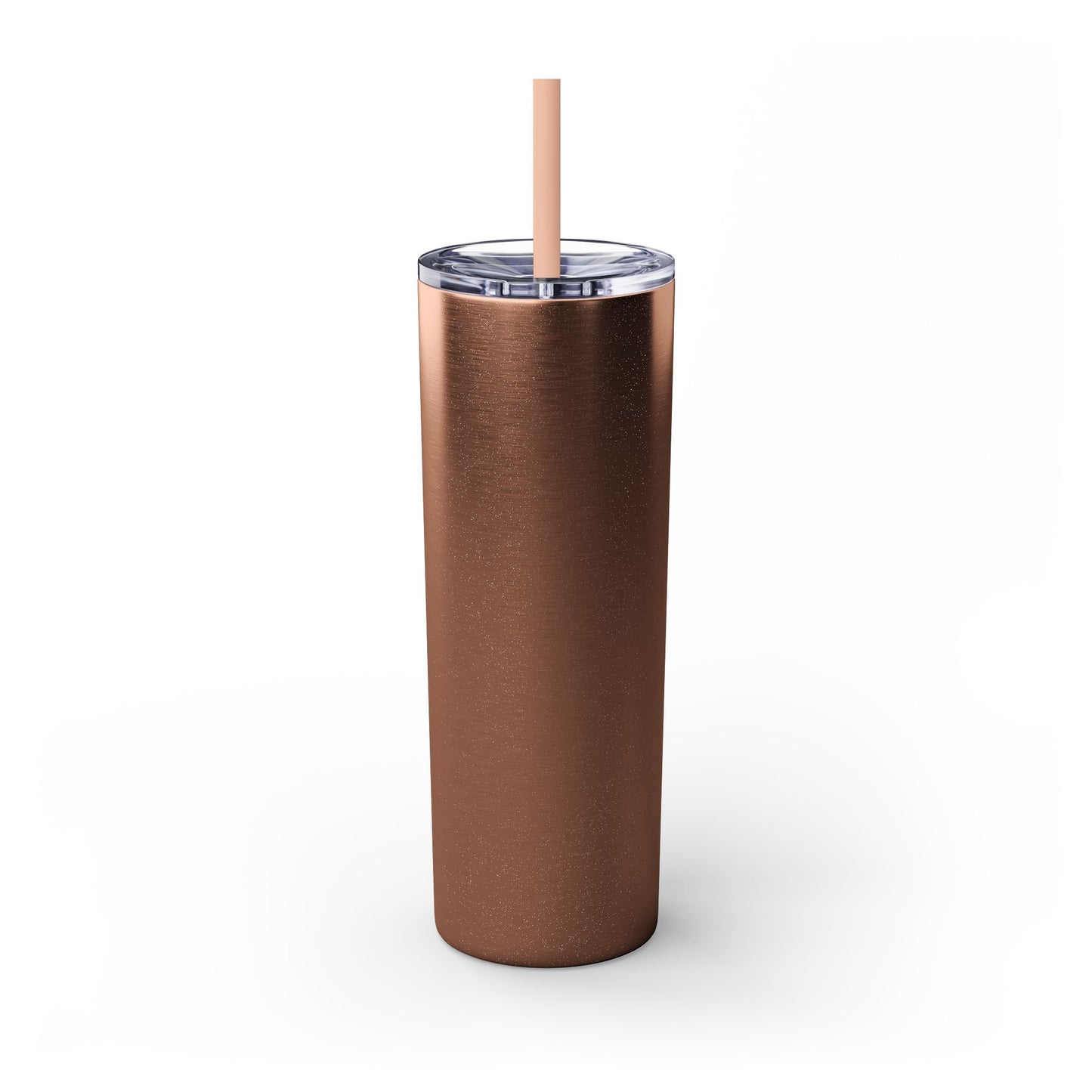 Brooklyn Best Place to Live Skinny Stainless Steel Tumbler with Straw, 20oz
