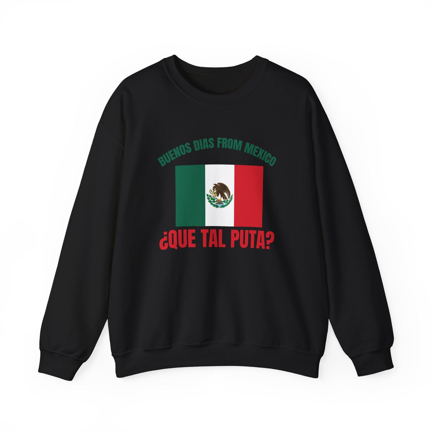 Buenos Dias from Mexico Unisex Heavy Blend™ Crewneck Sweatshirt