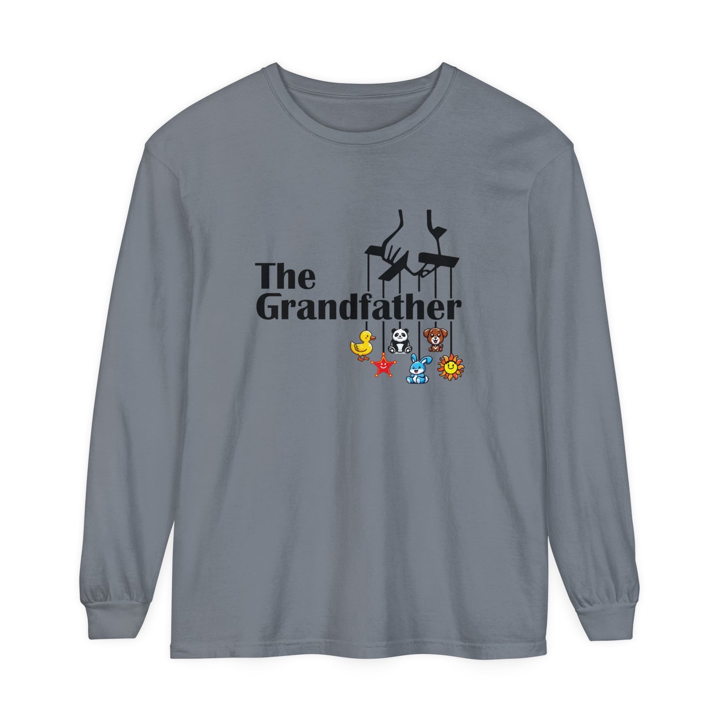 The Grandfather  Garment-dyed Long Sleeve T-Shirt