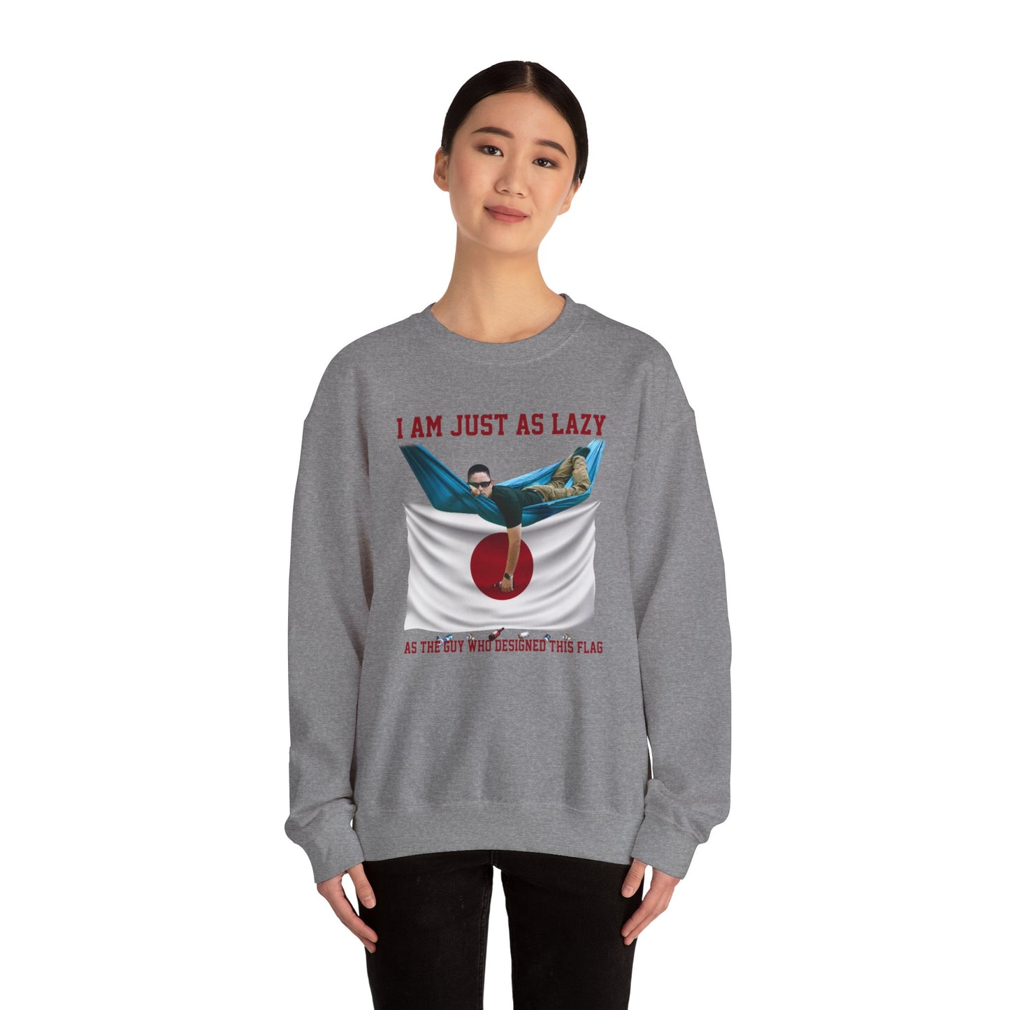 Lazy Guy Unisex Heavy Blend™ Crewneck Sweatshirt