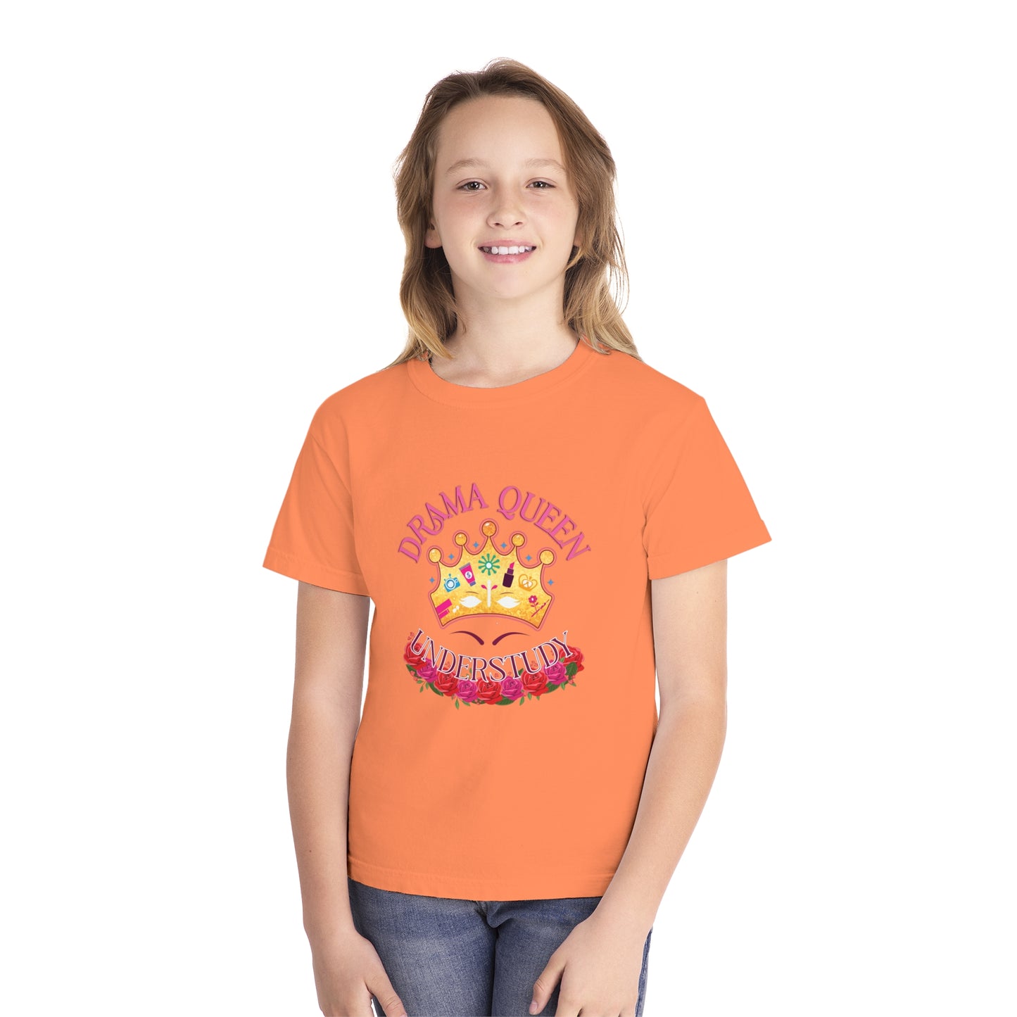 Drama Queen Understudy Girls Youth Midweight Tee