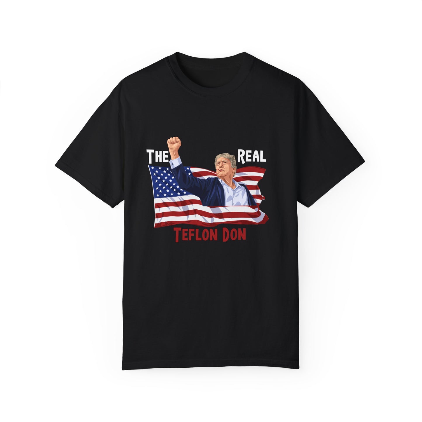 The Real Teflon Don- Unisex Garment-Dyed T-shirt