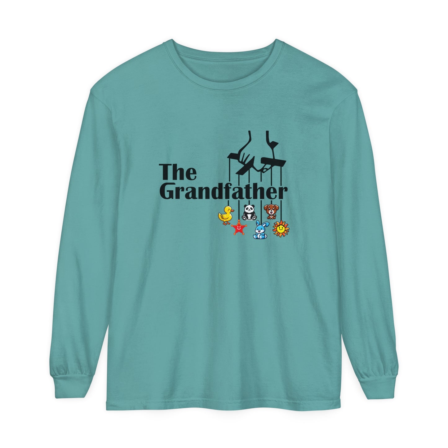 The Grandfather  Garment-dyed Long Sleeve T-Shirt