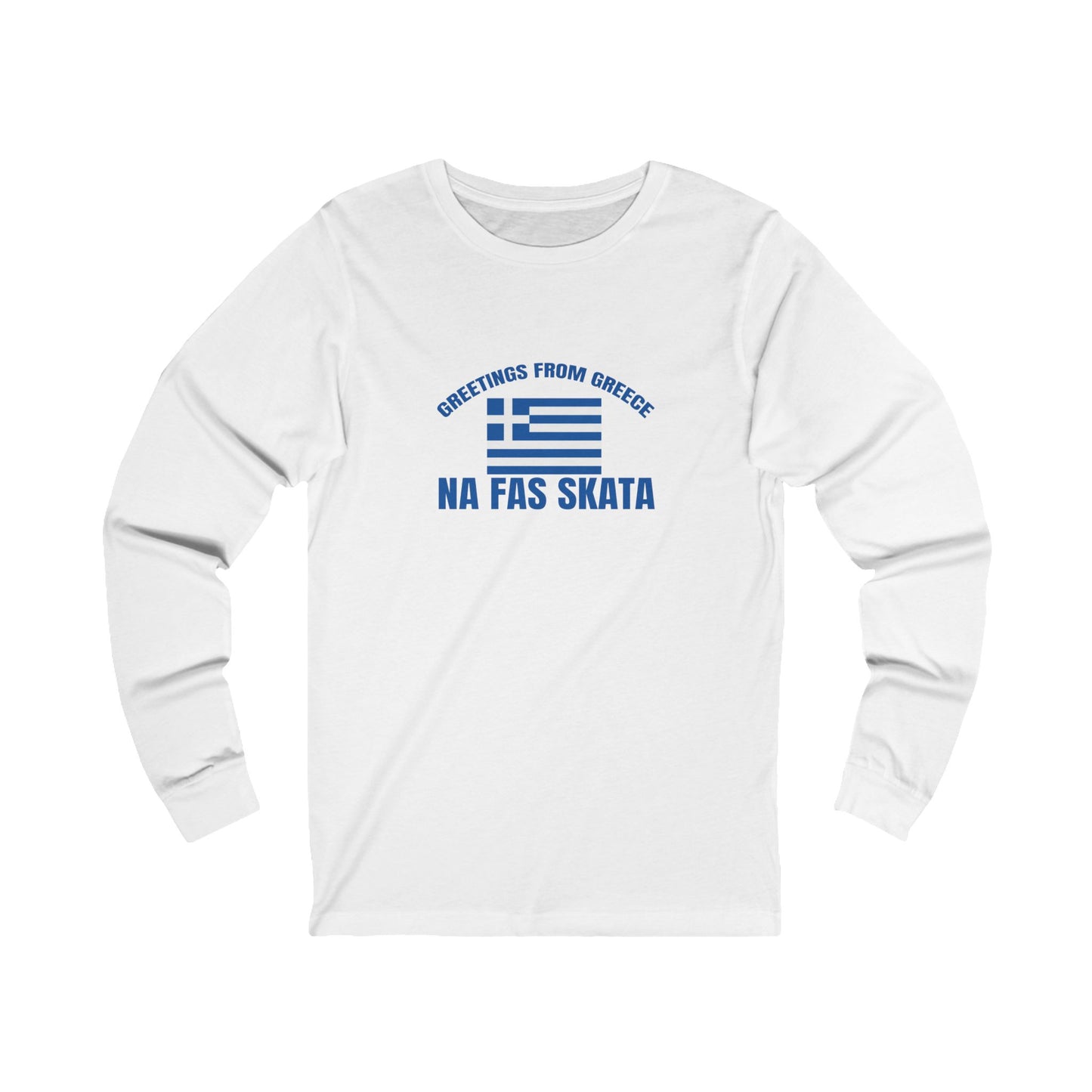 Welcome to Greece Unisex Jersey Long Sleeve Tee