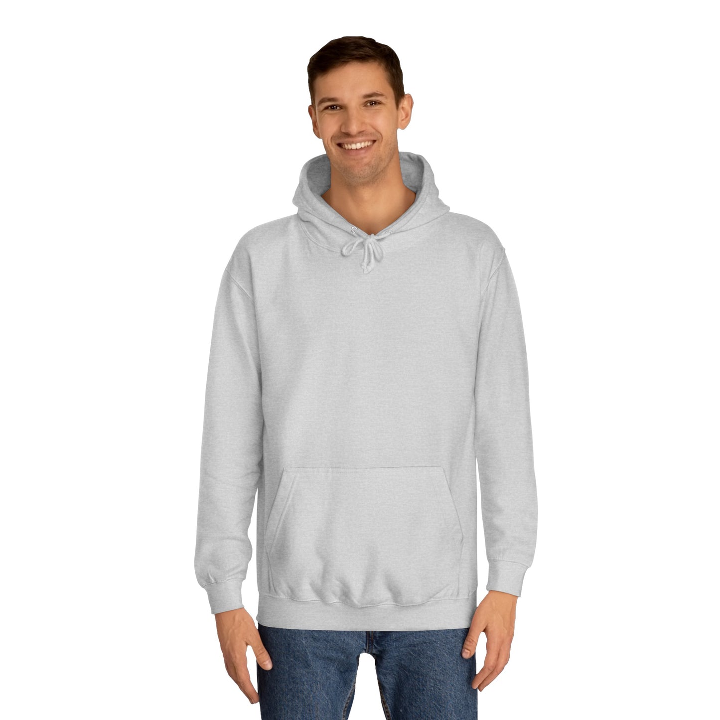 I'm that good mic drop Unisex College Hoodie - rear placement