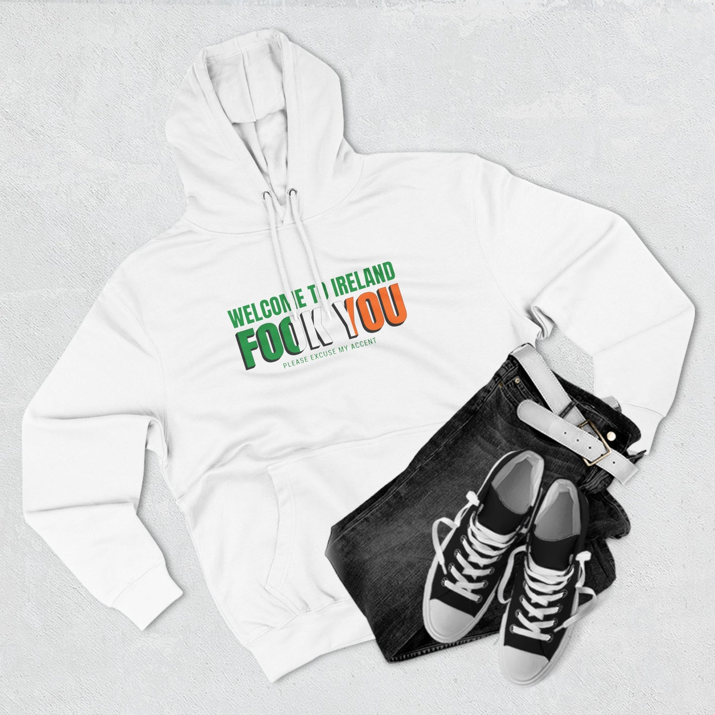 Welcome to Ireland Premium Pullover Hoodie