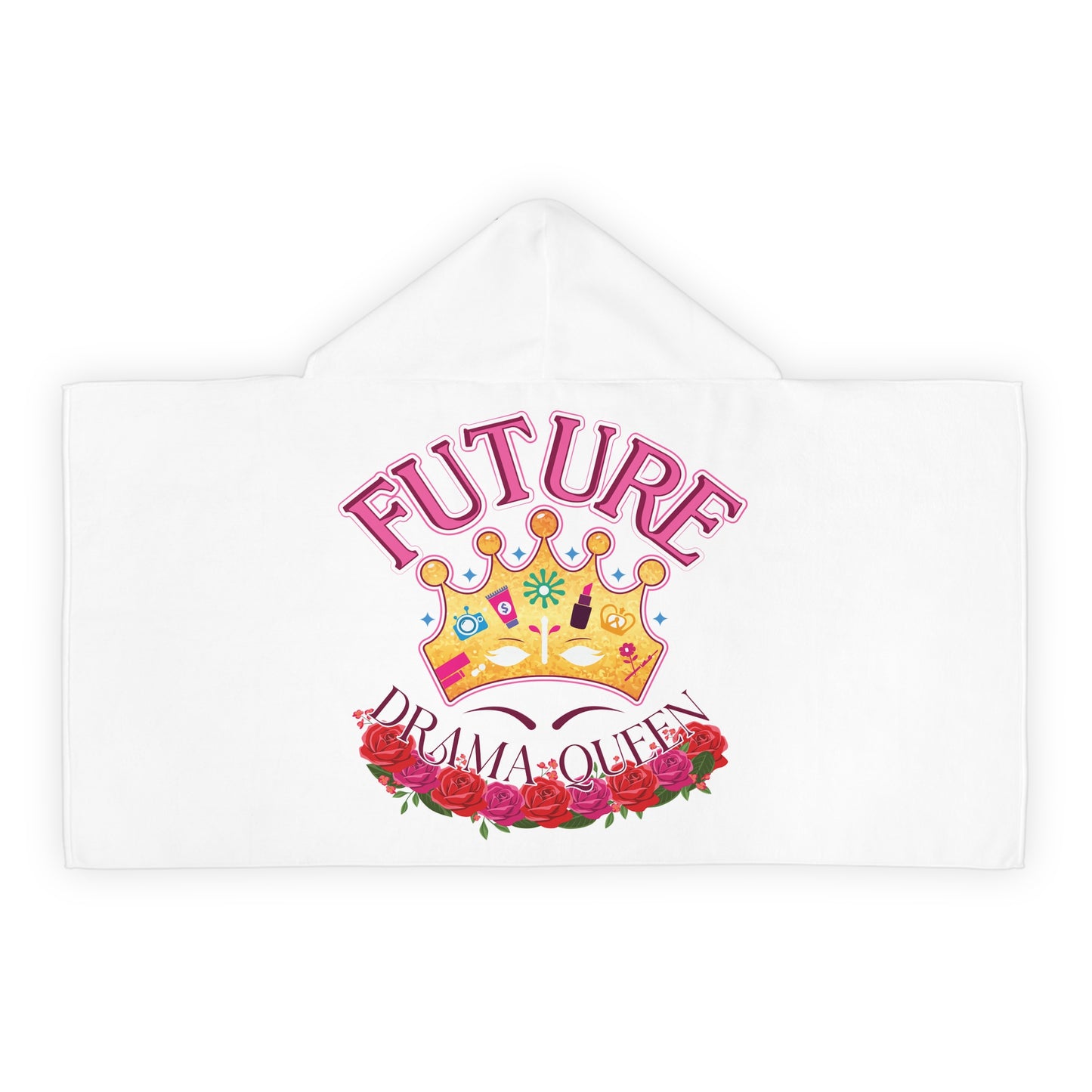 Future Drama Queen Girls Youth Hooded Towel