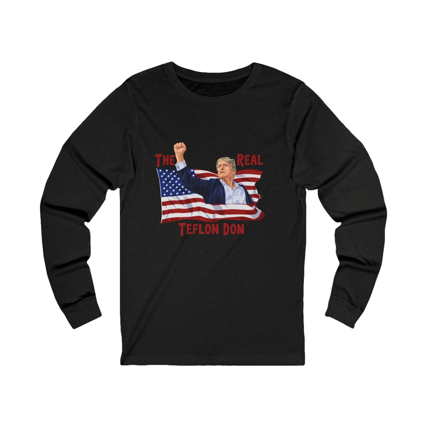 Trump - The Real Teflon Don-  Unisex Jersey Long Sleeve Tee