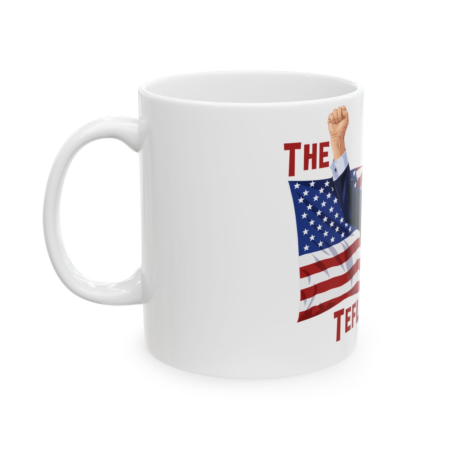 The Real Teflon Donald Trump Ceramic Mug, (11oz, 15oz)