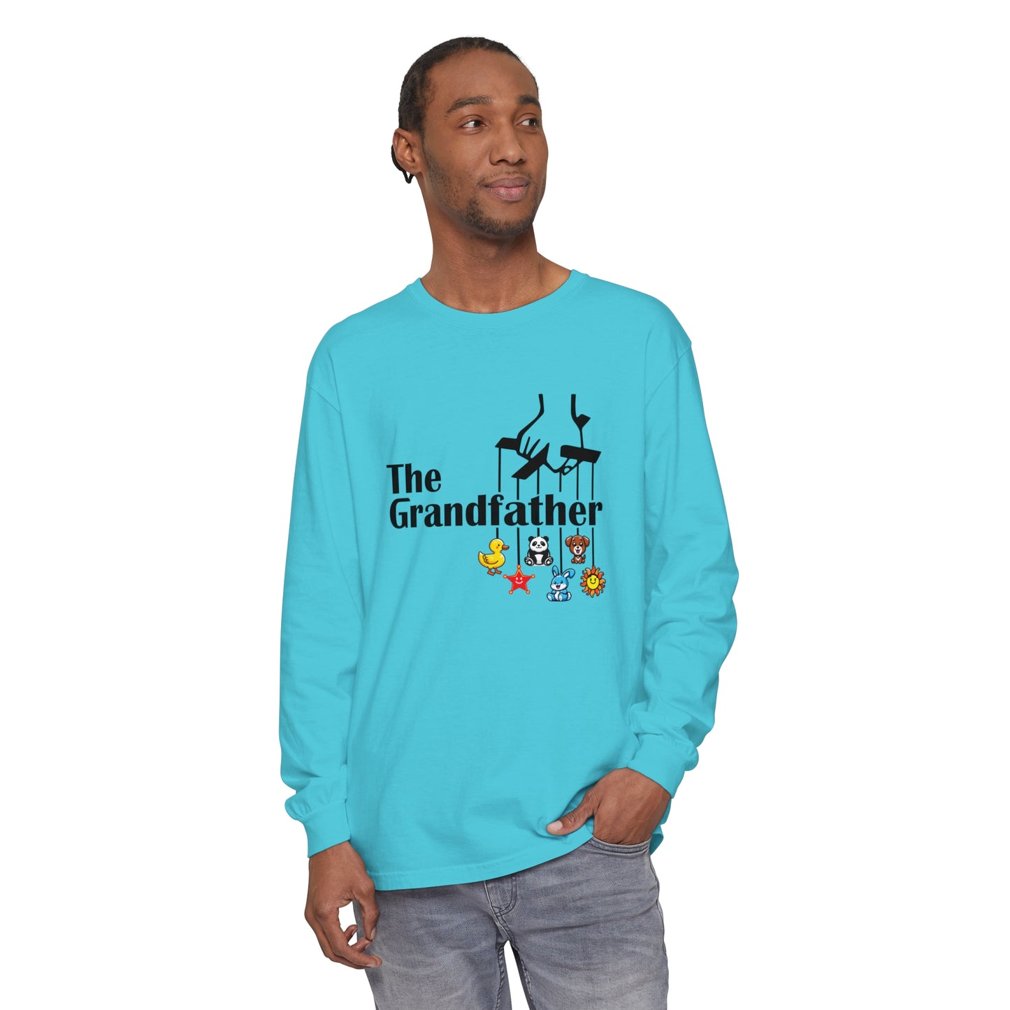 The Grandfather  Garment-dyed Long Sleeve T-Shirt