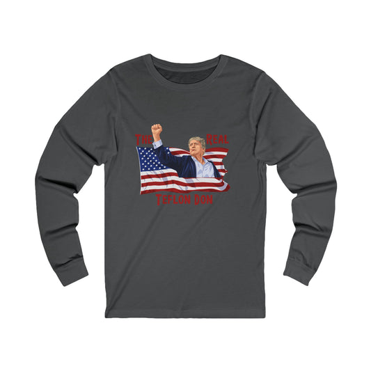 Trump - The Real Teflon Don-  Unisex Jersey Long Sleeve Tee