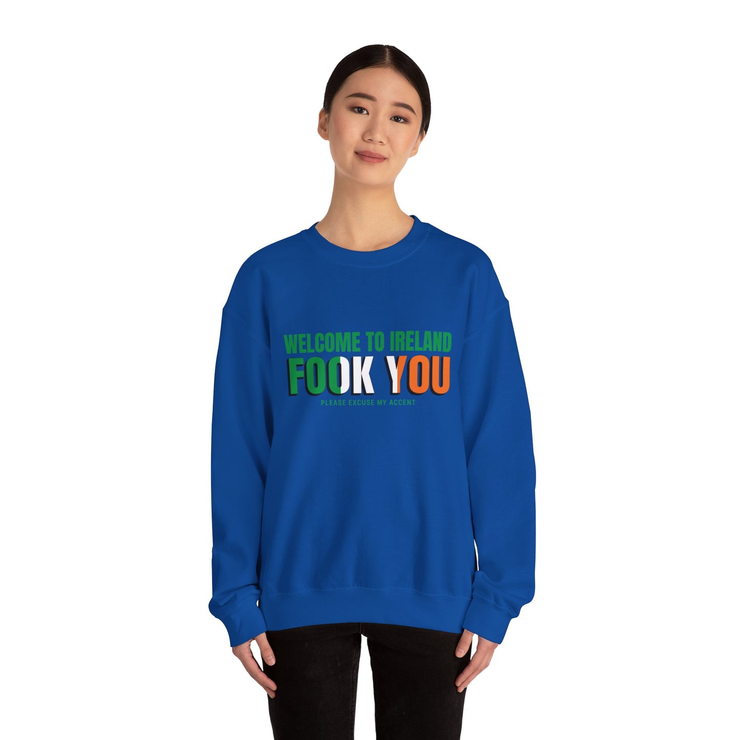 Welcome to Ireland Unisex Heavy Blend™ Crewneck Sweatshirt