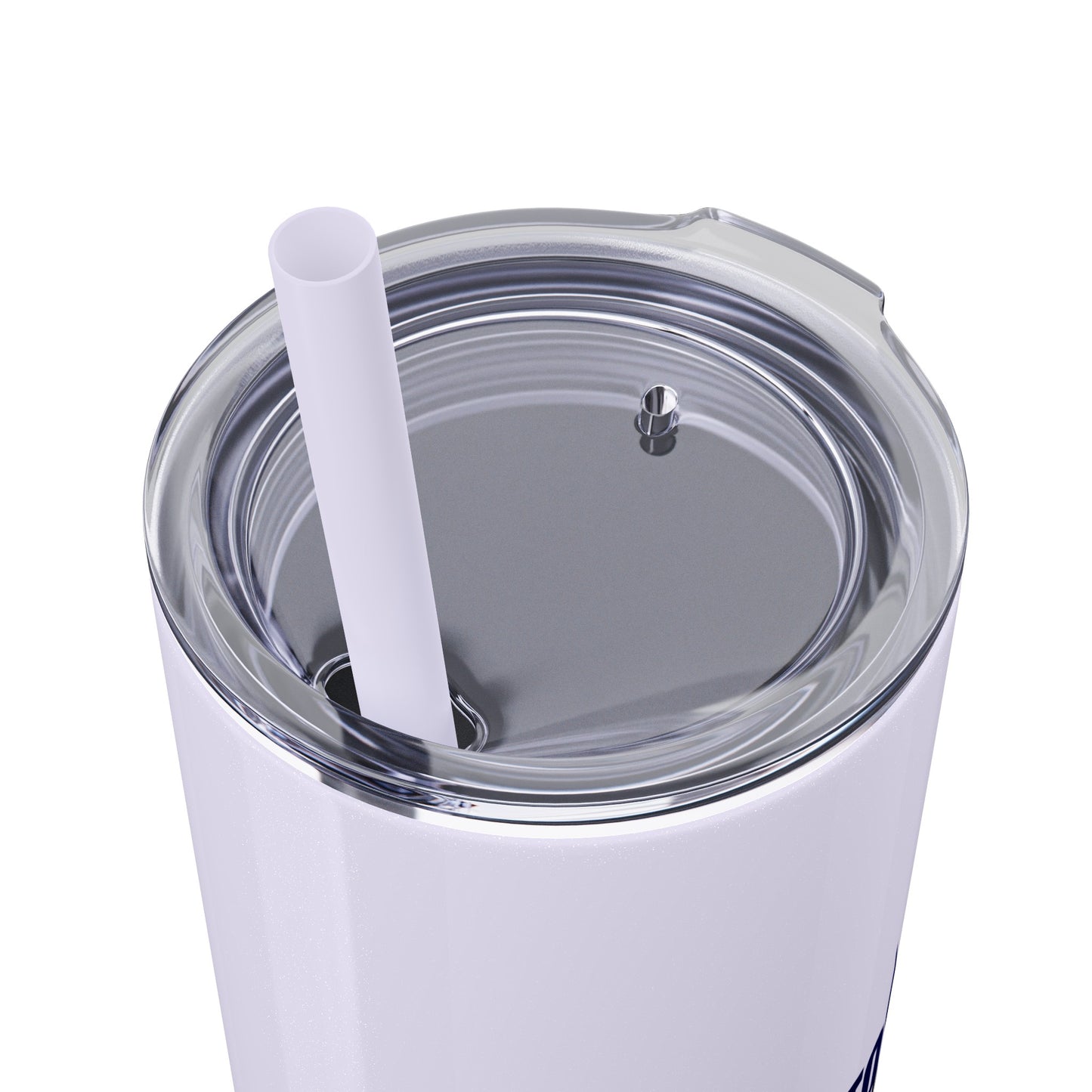 Welcome to the UK  You Wanker - Skinny Stainless Steel Tumbler with Straw, 20oz