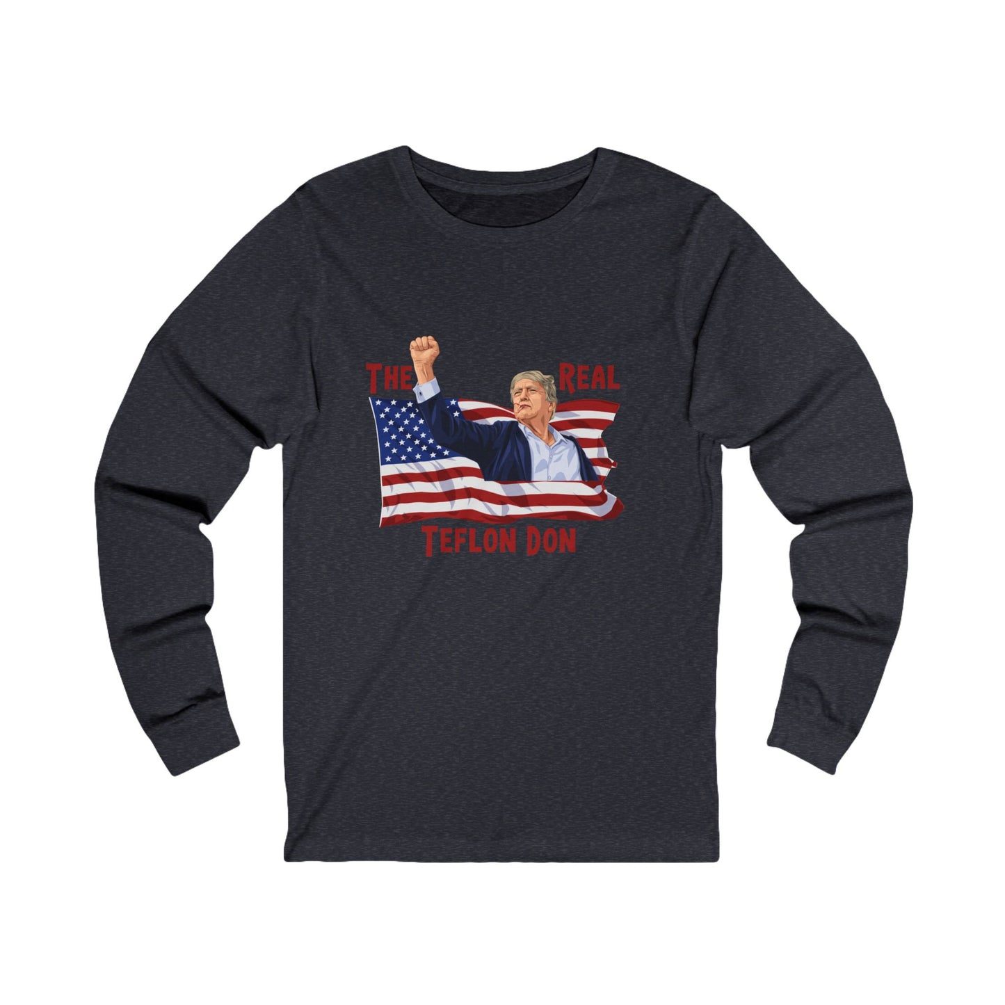 Trump - The Real Teflon Don-  Unisex Jersey Long Sleeve Tee