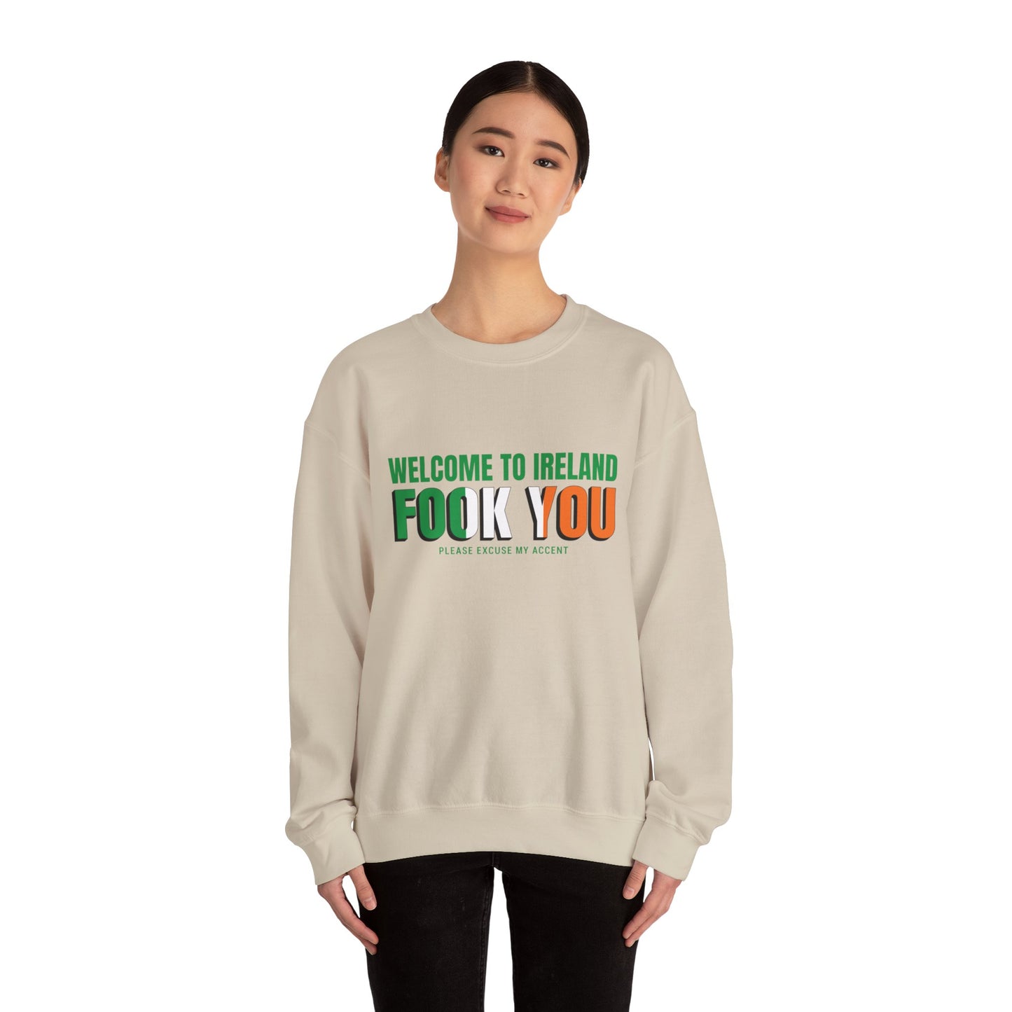 Welcome to Ireland Unisex Heavy Blend™ Crewneck Sweatshirt