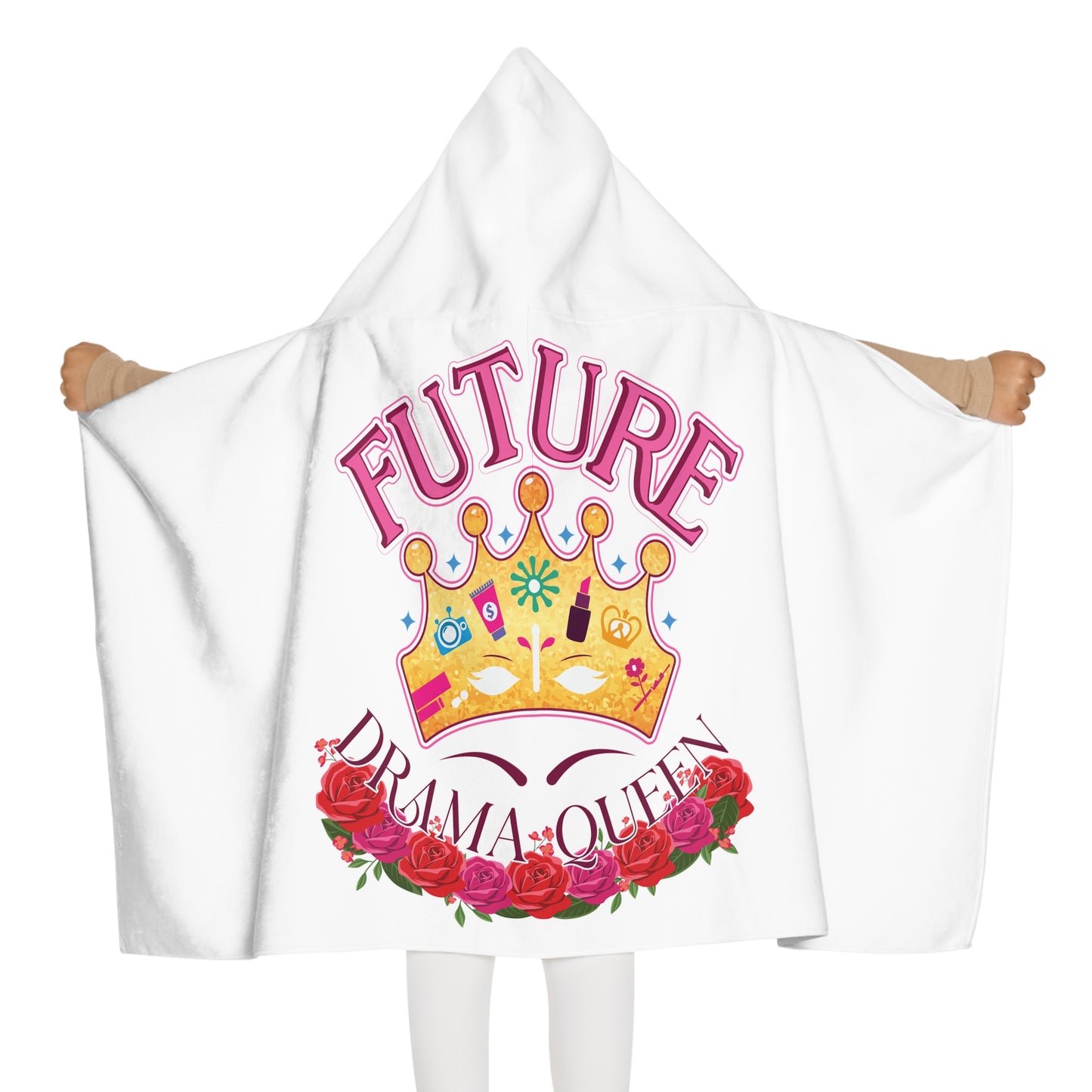 Future Drama Queen Girls Youth Hooded Towel