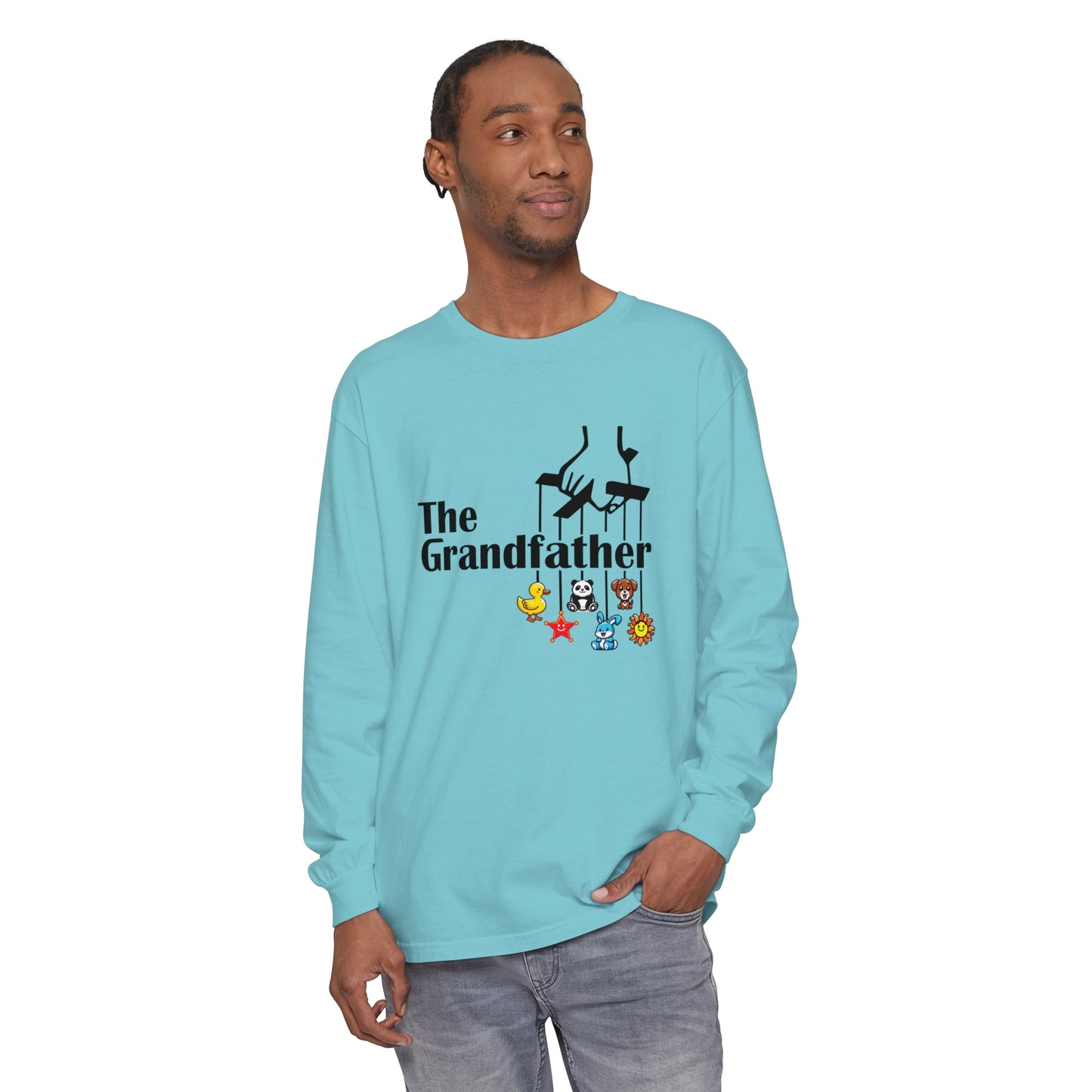 The Grandfather  Garment-dyed Long Sleeve T-Shirt