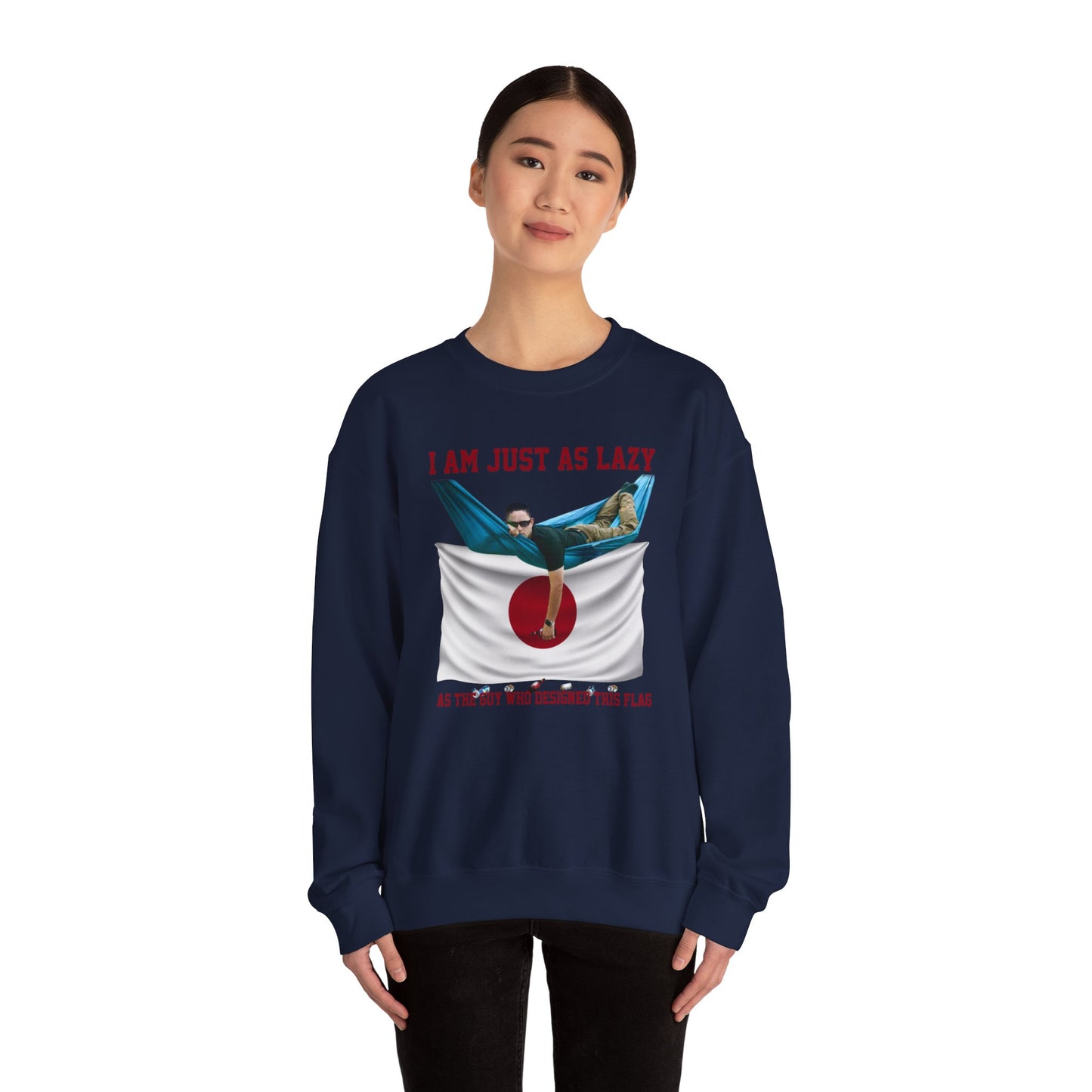 Lazy Guy Unisex Heavy Blend™ Crewneck Sweatshirt