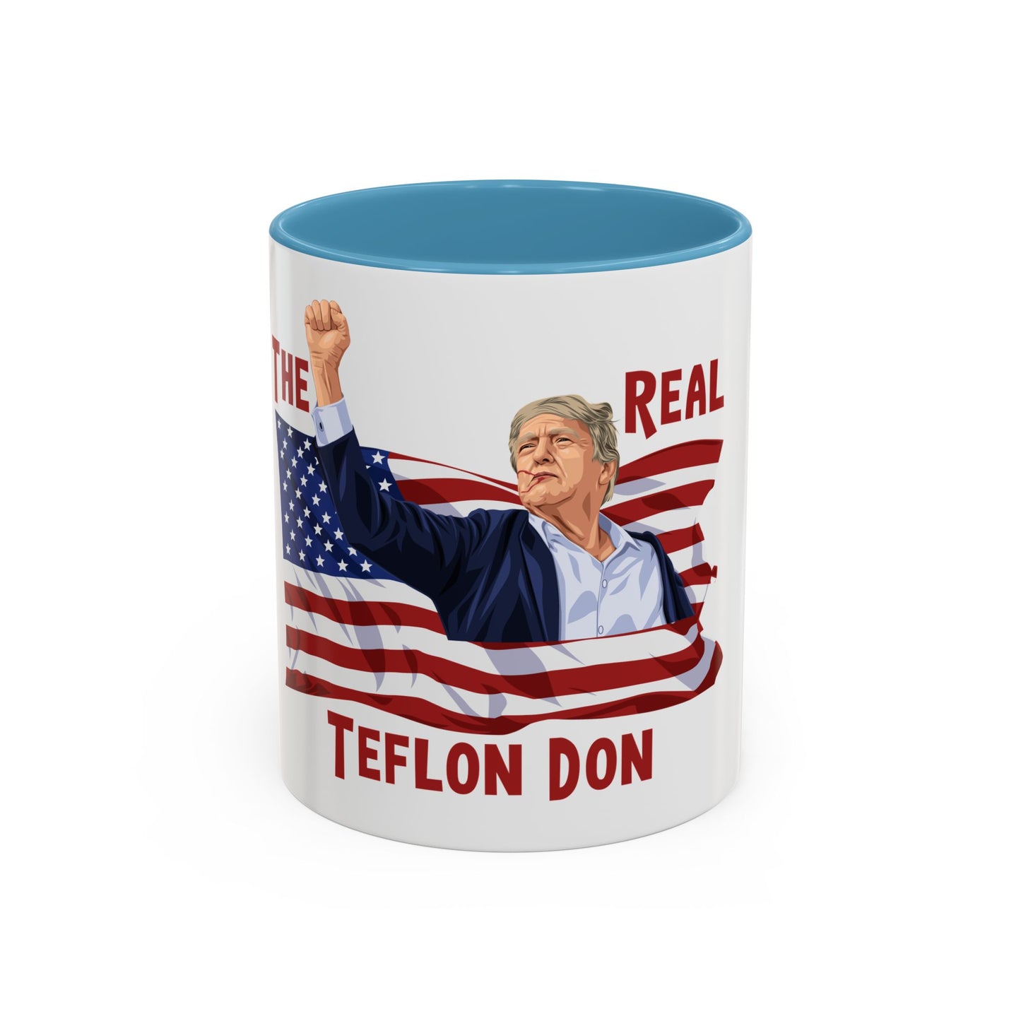 The Real Teflon Don- with Red Accent Coffee 11 or 15 oz Ceramic Mug