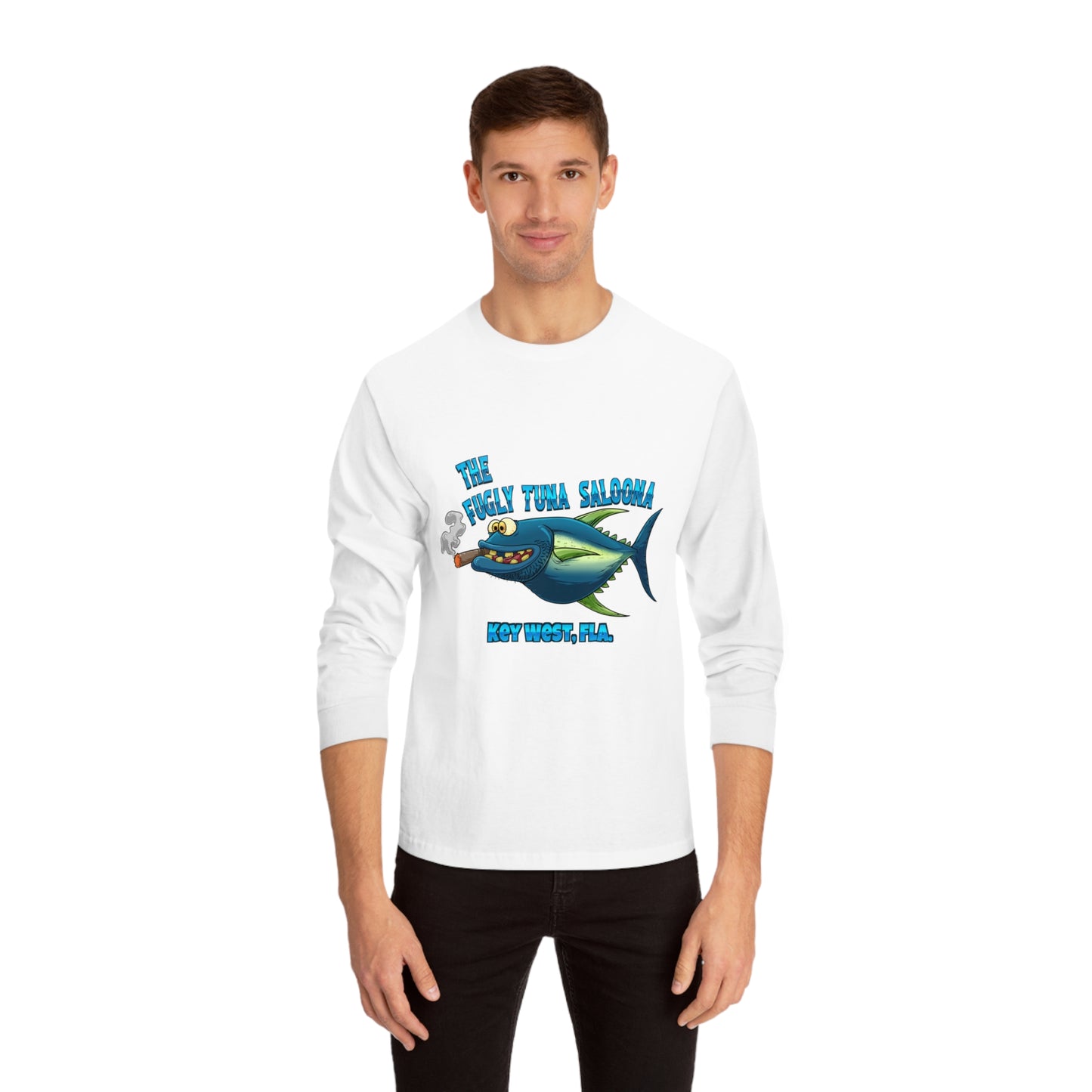 Fugly Tuna Saloona Key West Unisex Classic Long Sleeve T-Shirt