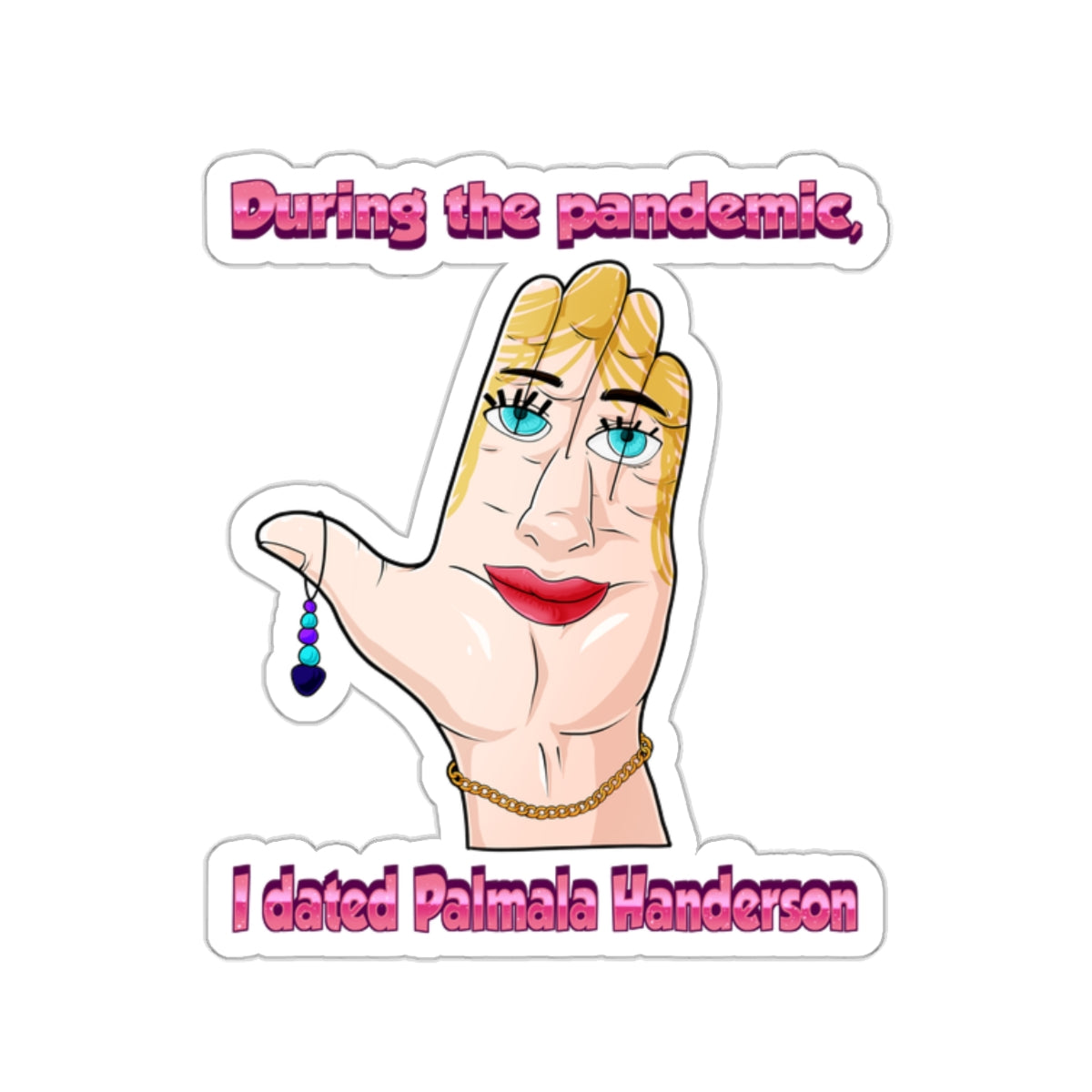 Palmala Handerson Kiss-Cut Stickers