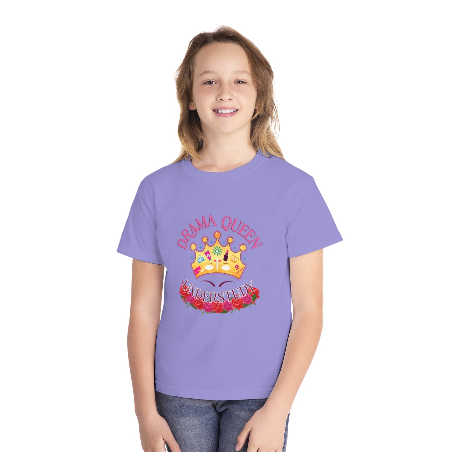 Drama Queen Understudy Girls Youth Midweight Tee