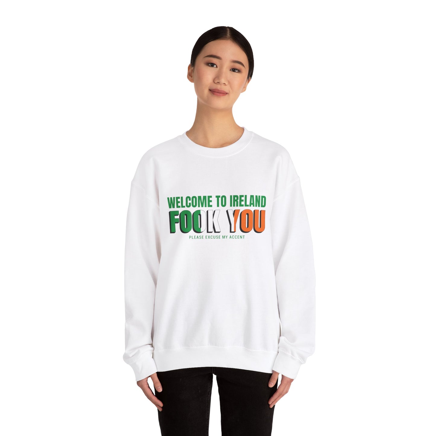 Welcome to Ireland Unisex Heavy Blend™ Crewneck Sweatshirt