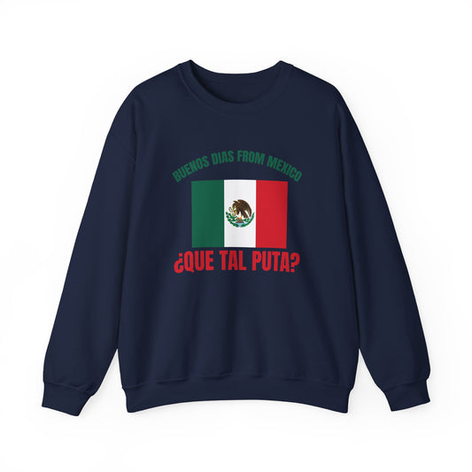 Buenos Dias from Mexico Unisex Heavy Blend™ Crewneck Sweatshirt