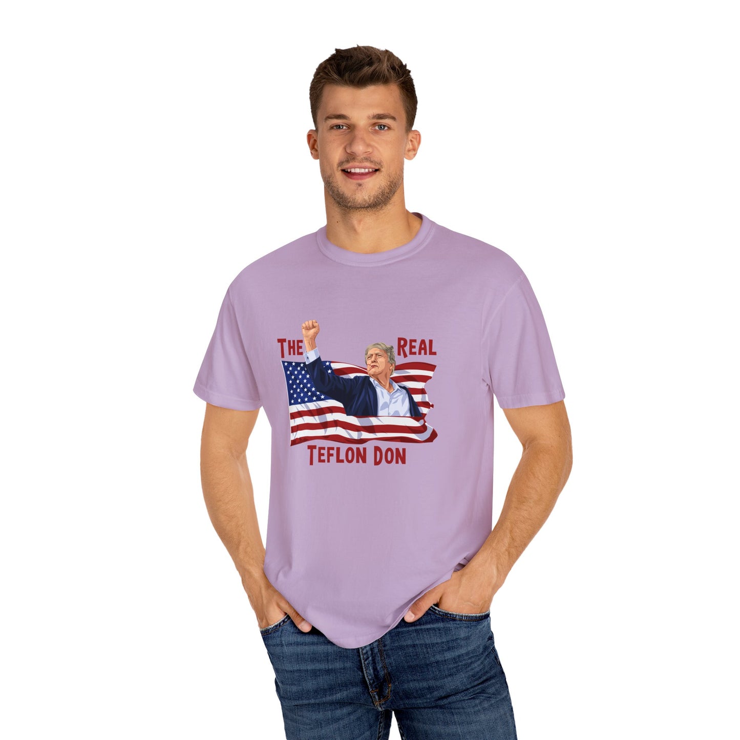 Teflon Donald Trump Unisex Garment-Dyed T-shirt