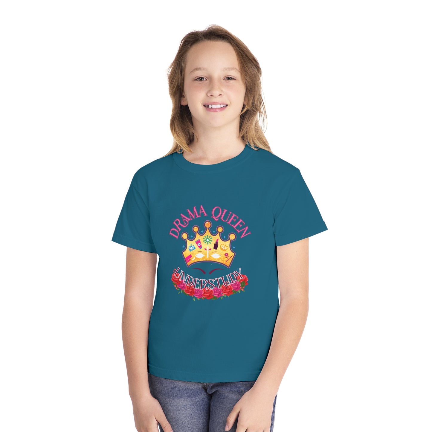 Drama Queen Understudy Girls Youth Midweight Tee