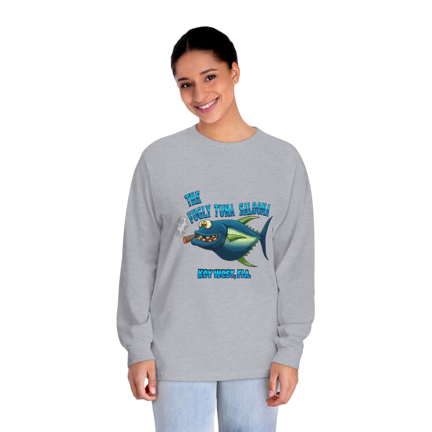 Fugly Tuna Saloona Key West Unisex Classic Long Sleeve T-Shirt