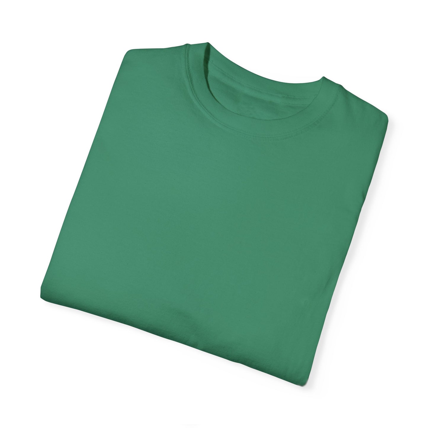 Born in the 60's Raised in the 70's Rocked on the 80's Green lettering Back placement design- Unisex Garment-Dyed T-shirt