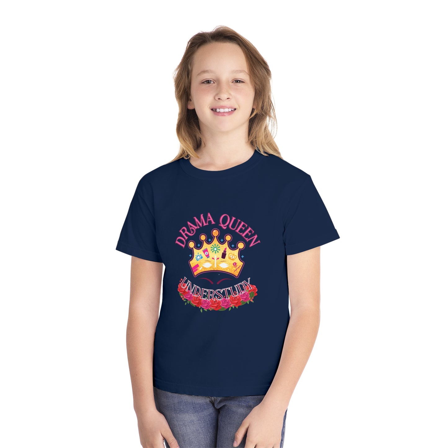 Drama Queen Understudy Girls Youth Midweight Tee