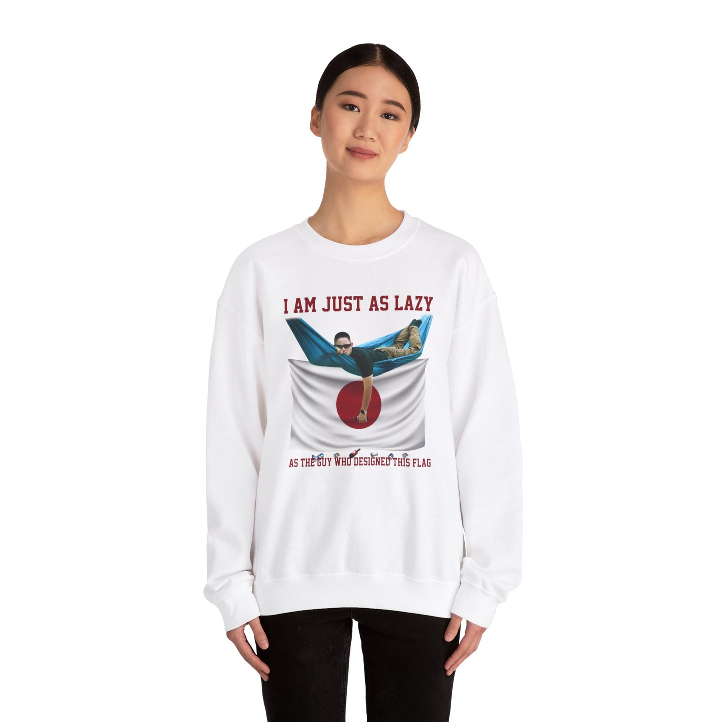 Lazy Guy Unisex Heavy Blend™ Crewneck Sweatshirt