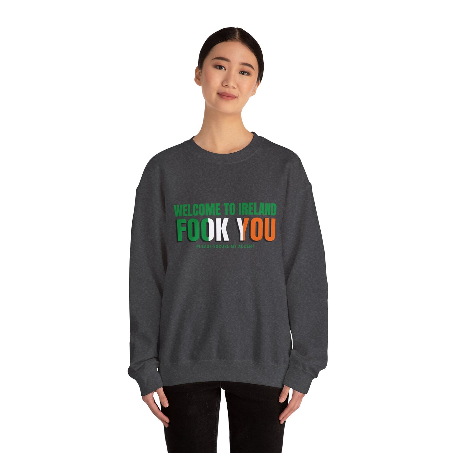 Welcome to Ireland Unisex Heavy Blend™ Crewneck Sweatshirt