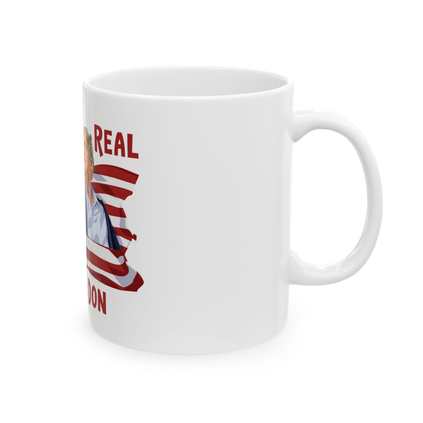 The Real Teflon Donald Trump Ceramic Mug, (11oz, 15oz)