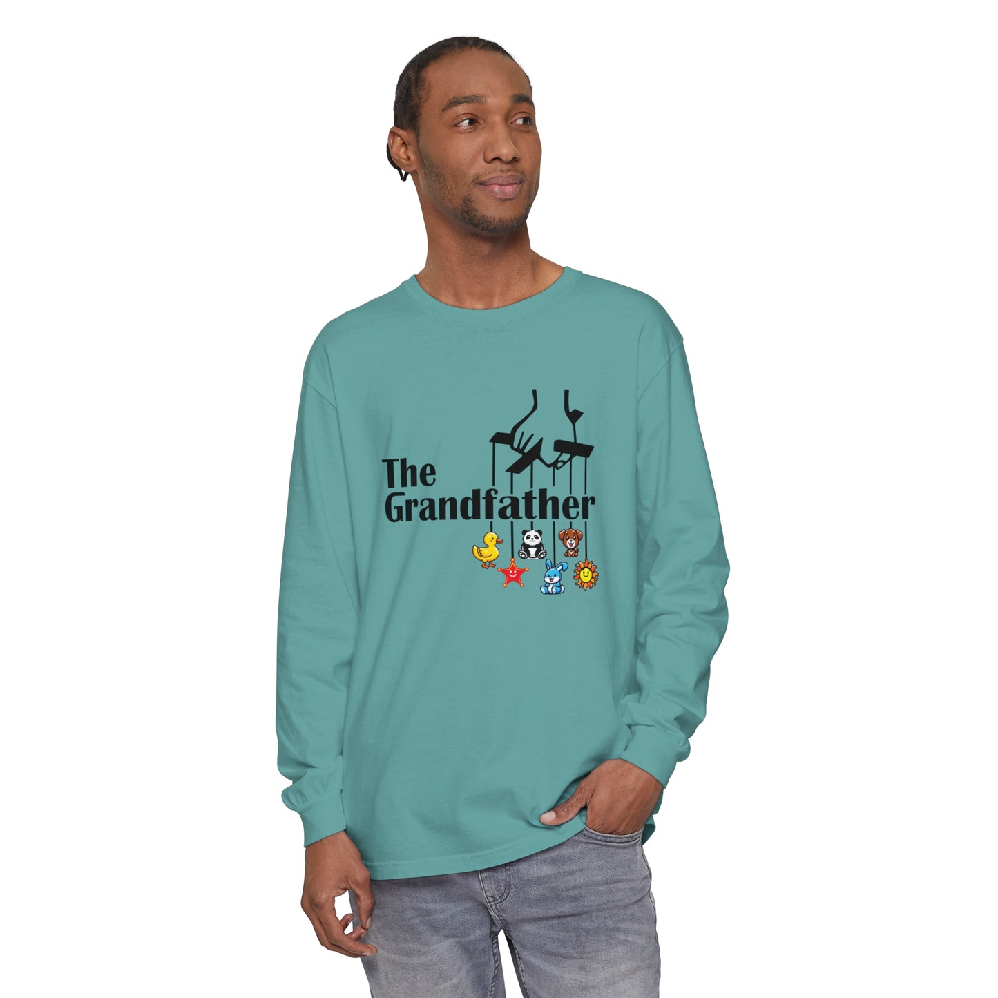 The Grandfather  Garment-dyed Long Sleeve T-Shirt