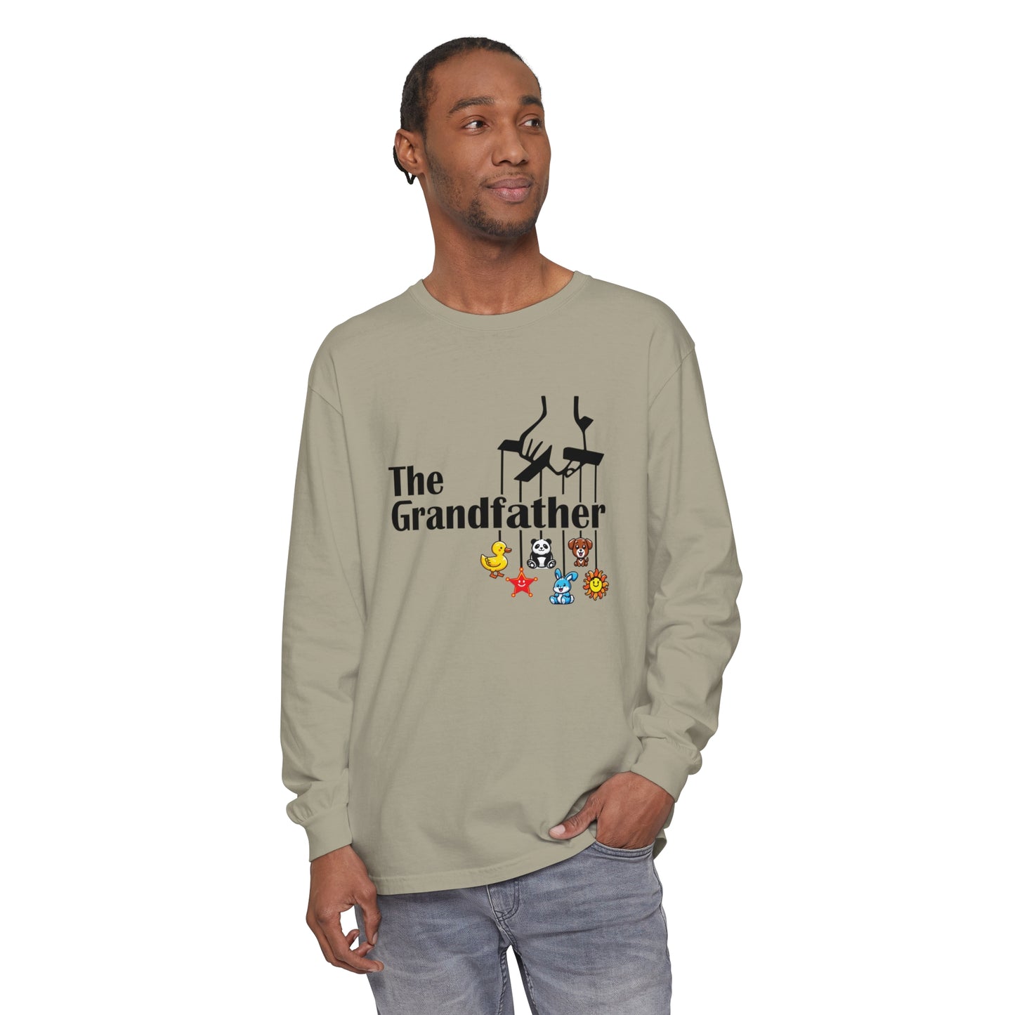 The Grandfather  Garment-dyed Long Sleeve T-Shirt