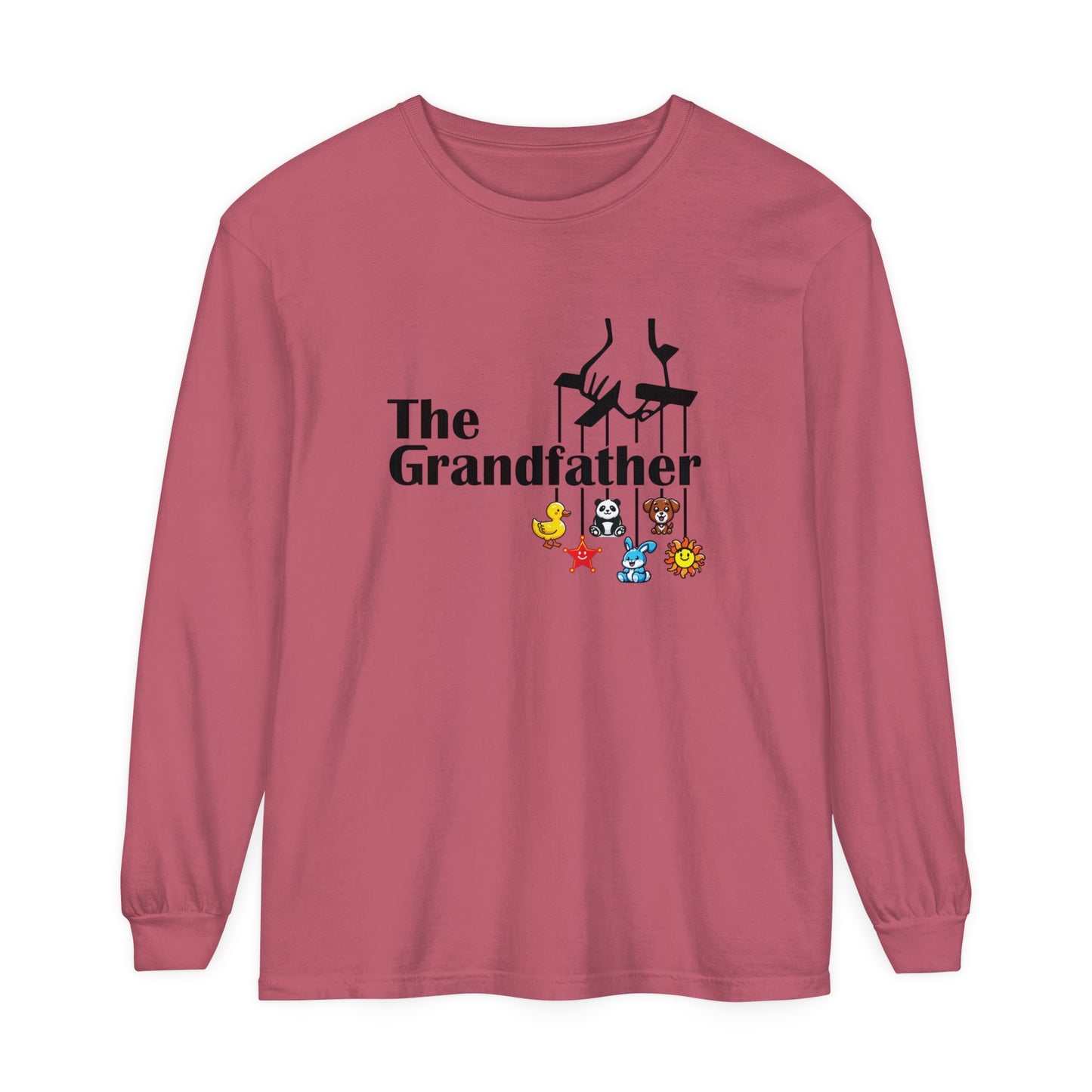 The Grandfather  Garment-dyed Long Sleeve T-Shirt