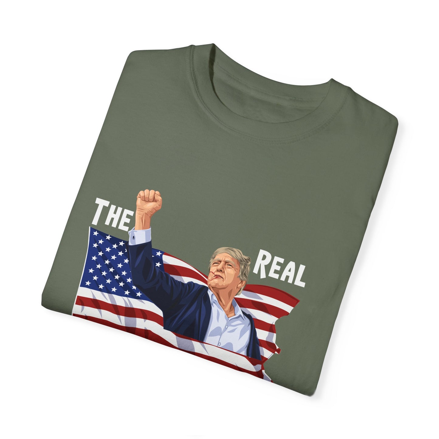 The Real Teflon Don- Unisex Garment-Dyed T-shirt