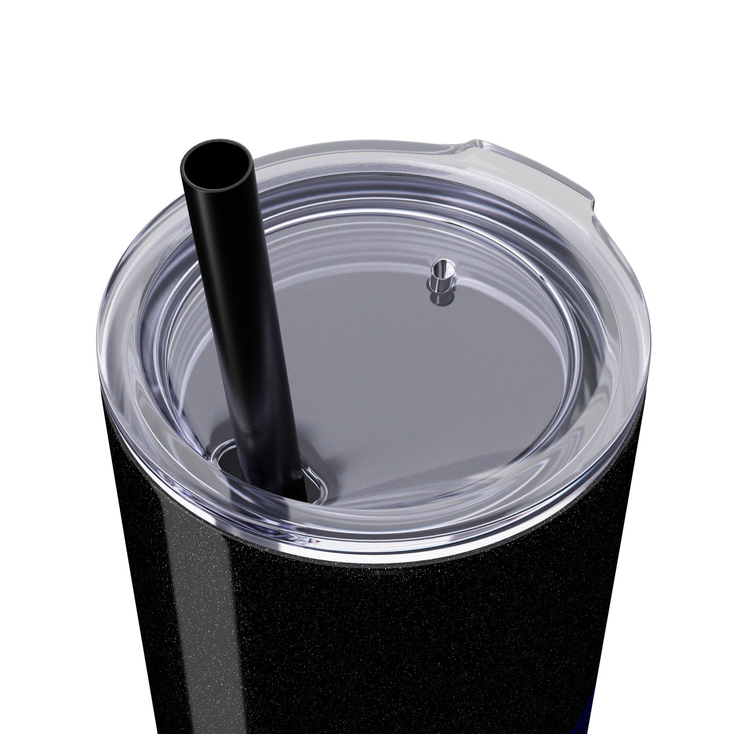 Welcome to the UK  You Wanker - Skinny Stainless Steel Tumbler with Straw, 20oz