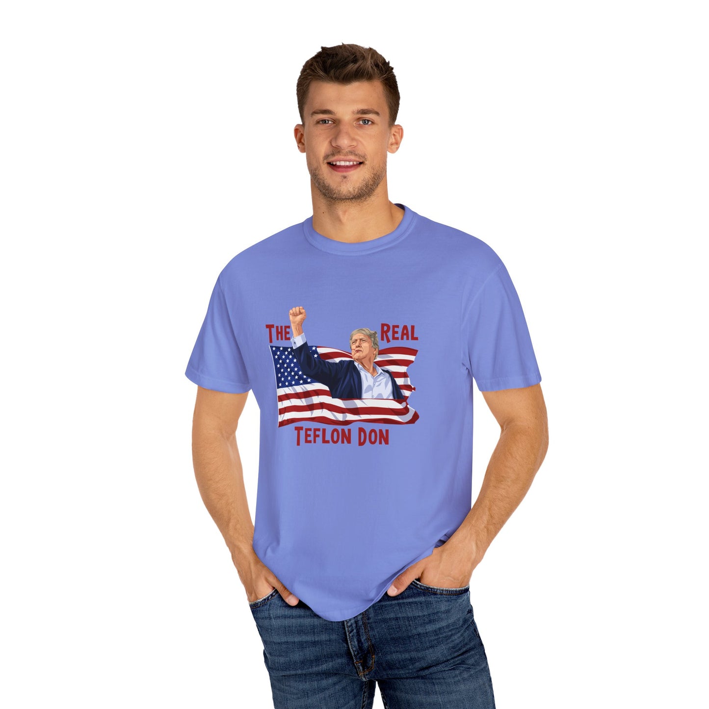 Teflon Donald Trump Unisex Garment-Dyed T-shirt